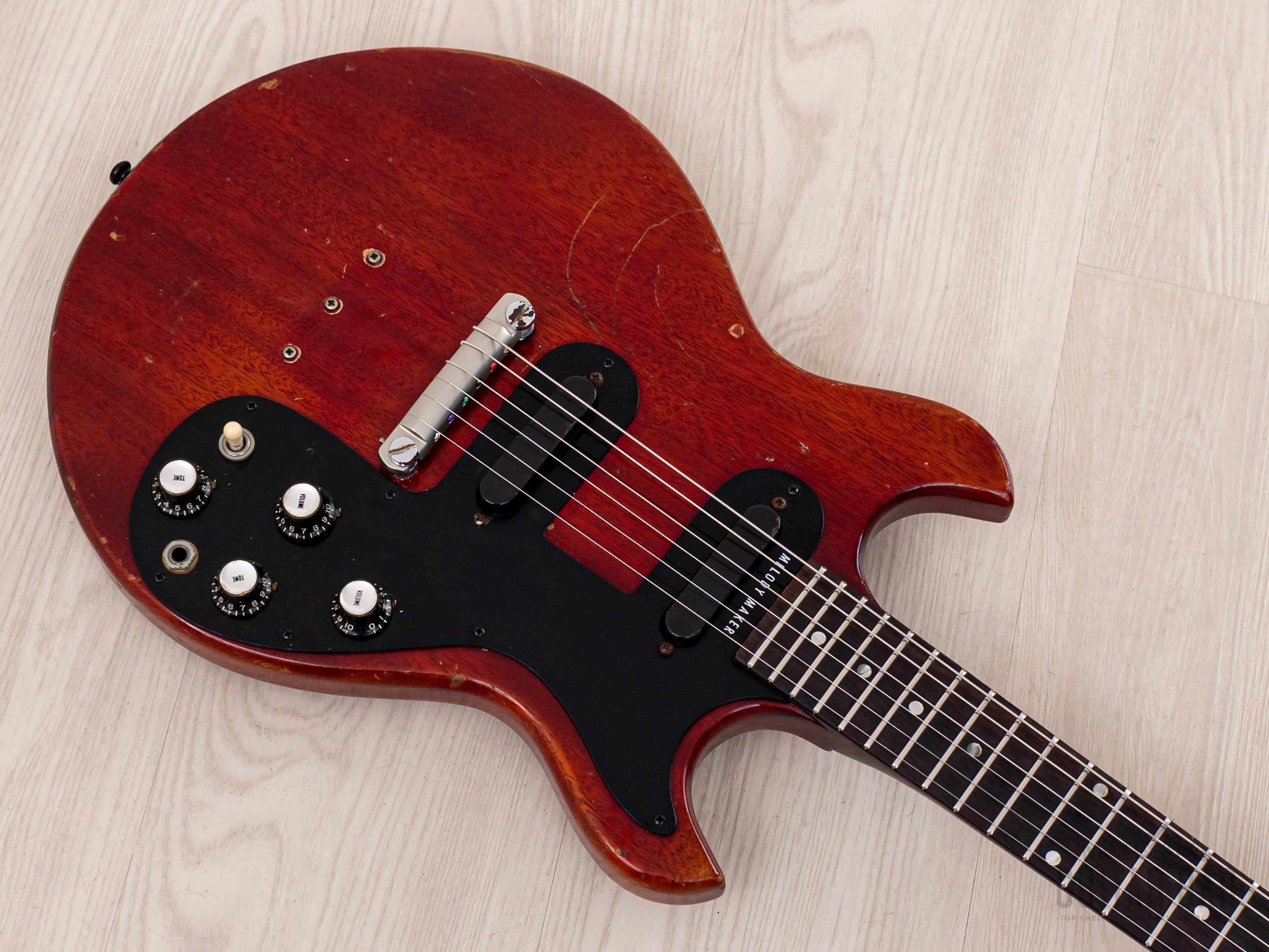 1965 Gibson Melody Maker D Double Cut Vintage Guitar Cherry w/ Case