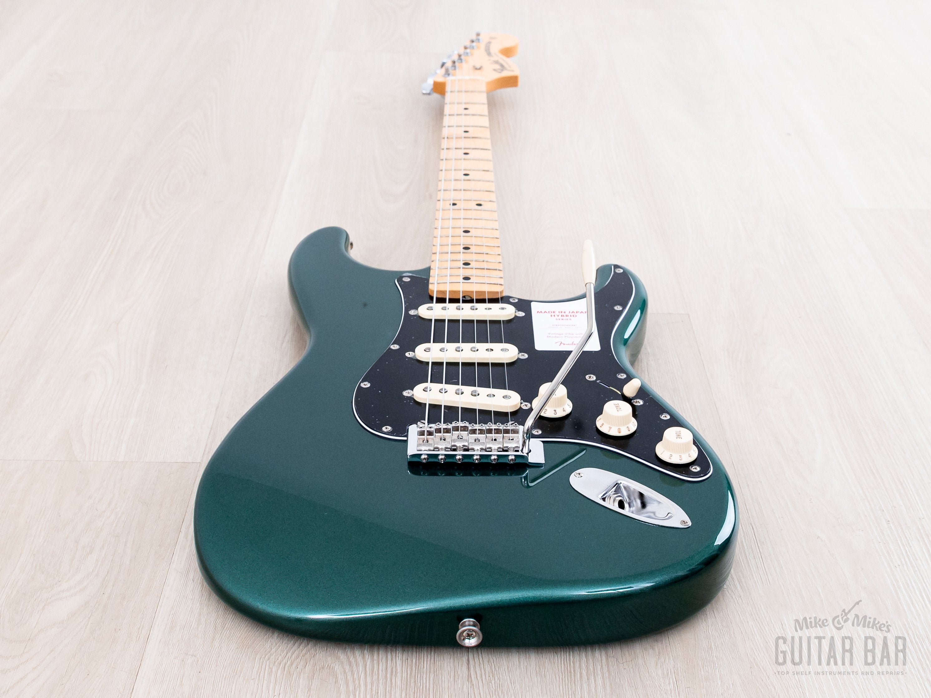 2019 Fender Hybrid 68 Stratocaster Sherwood Green, Mint w/ Pure Vintag