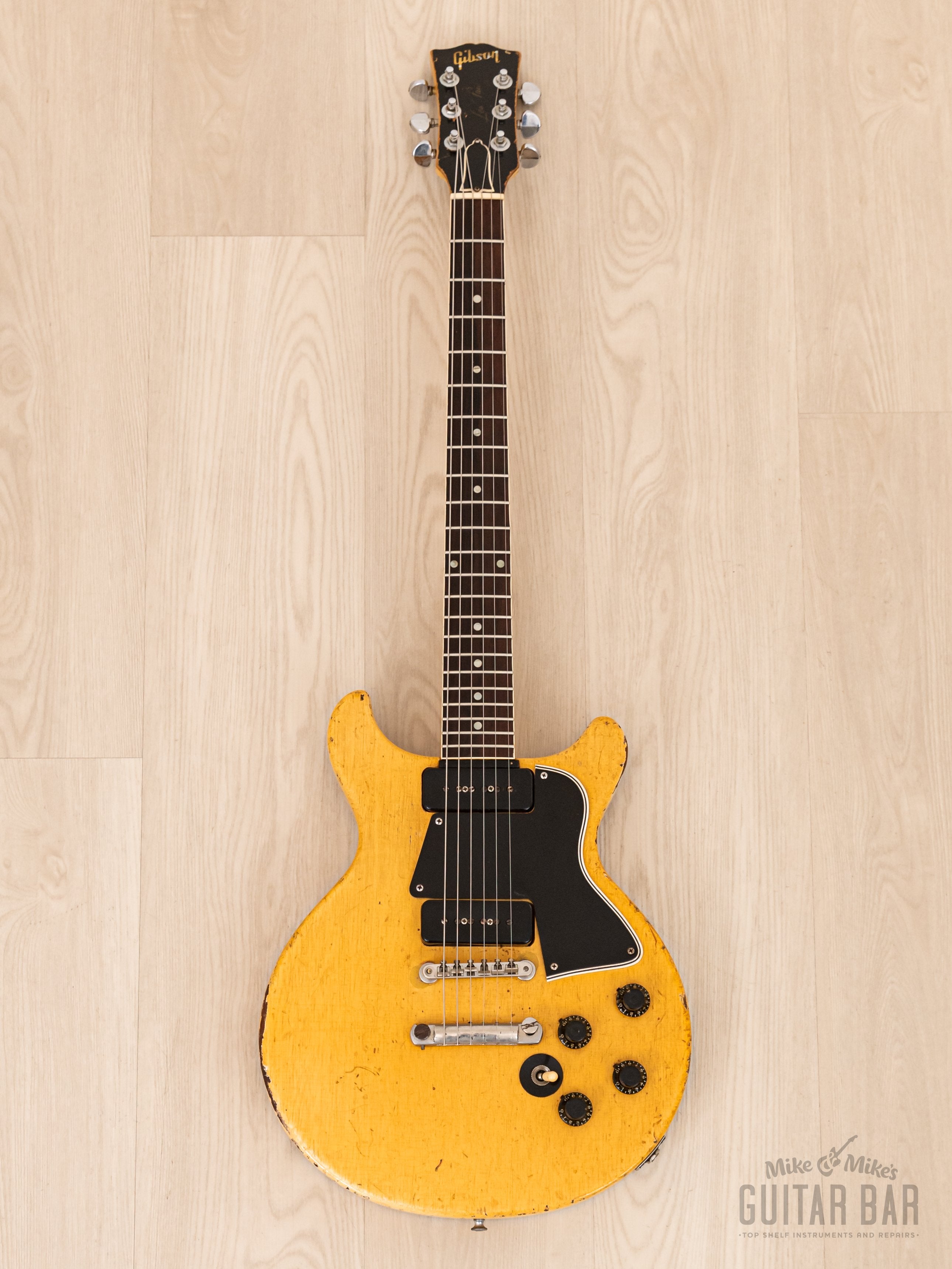 1959 Gibson Les Paul Special Double Cut Vintage Guitar TV Yellow w/ Ca –  Mike & Mike's Guitar Bar