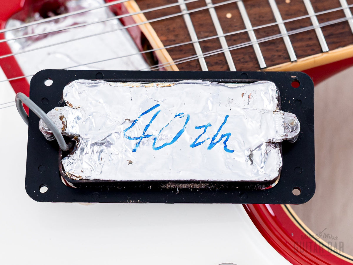 Mosrite 40th Anniversary neck pickup baseplate marked 40th