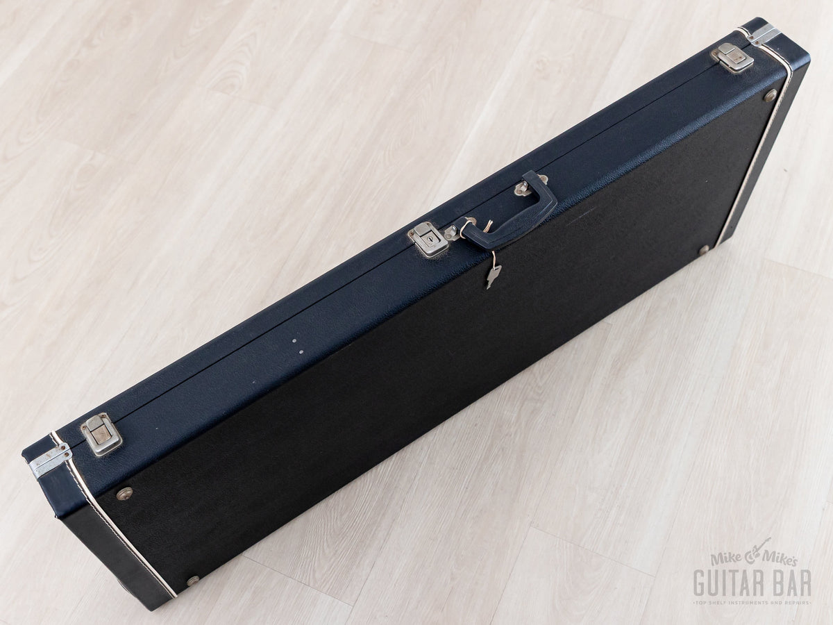 Firstman Mosrite Ventures Model closed hardshell case, standing