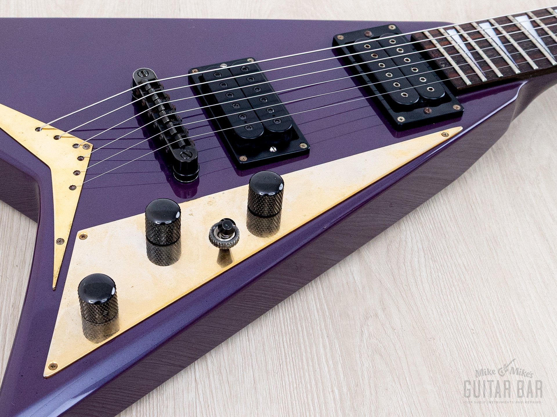 1993 Grover Jackson Randy Rhoads Standard V Blue Purple w/ DiMarzio DP