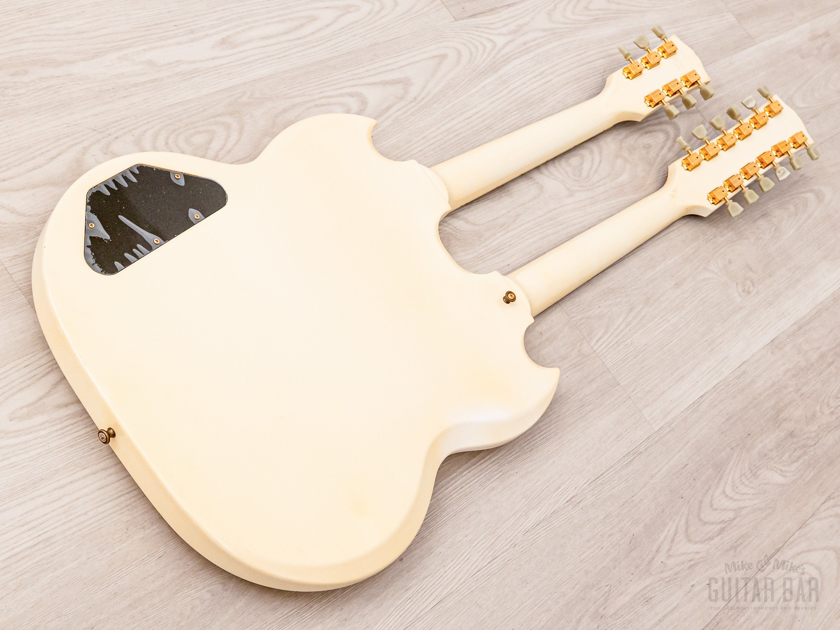 1997 Gibson EDS-1275 Double Neck SG Alpine White, 100% Original w/ Tags & Case, Yamano