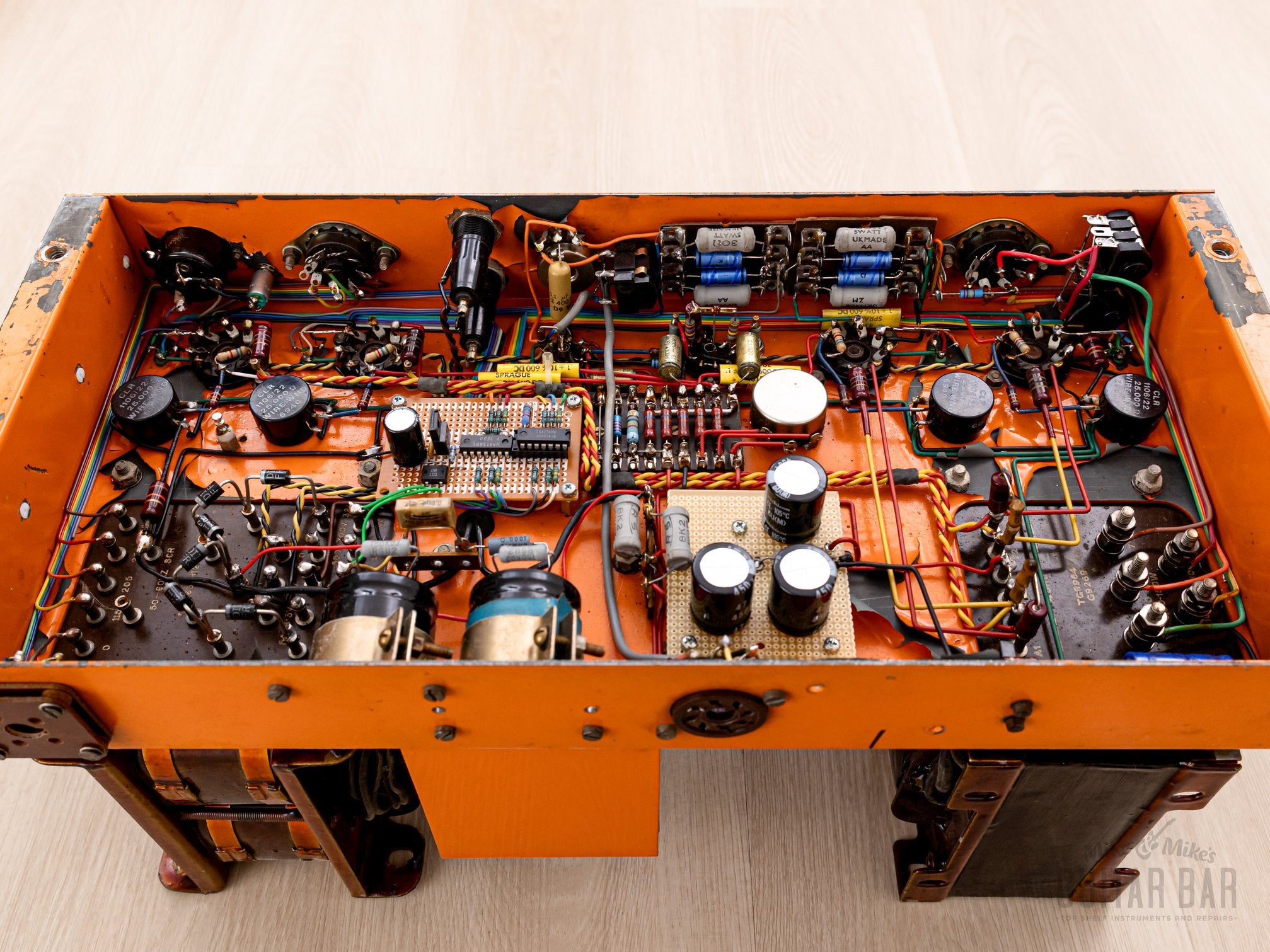 1970 Orange Matamp SL-100 Slave Amplifier w/ GEC KT88 Quad, Ormat