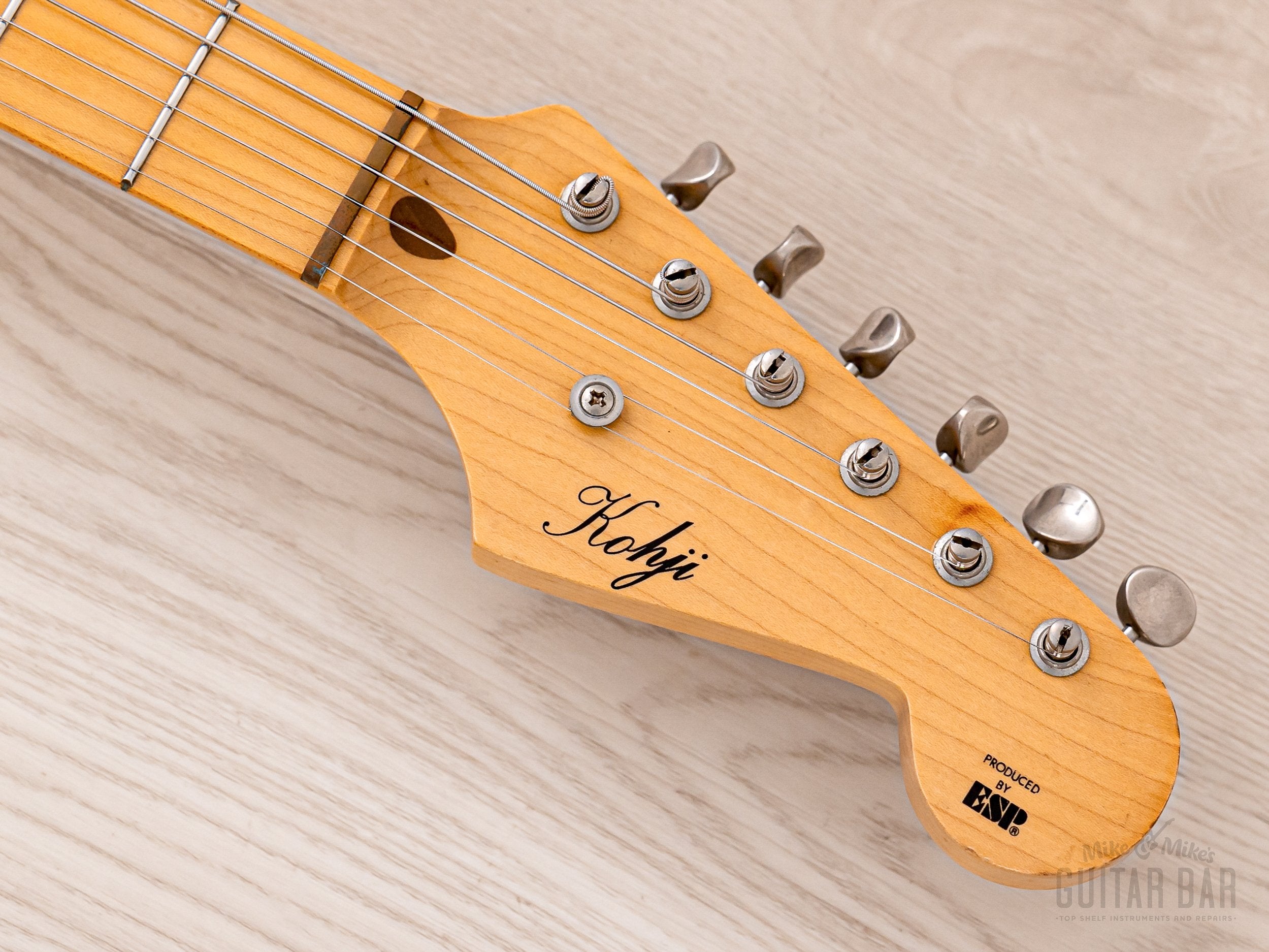 ESP Custom Shop “Kohji” Superstrat Striped EVH-Style Eruption w/ DiMarzio
