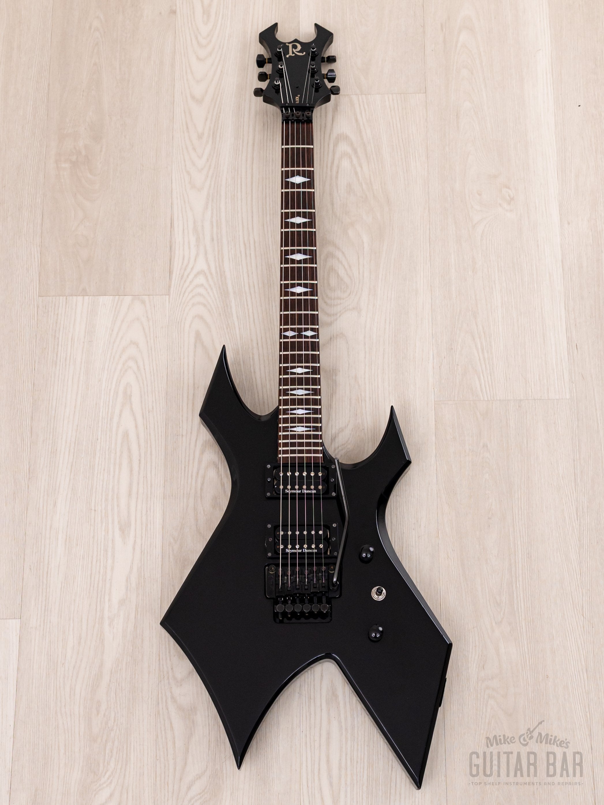 2008 BC Rich Japan Monster Series Warlock JM140 Set Neck Black w/ Seymour Duncan, Floyd Rose