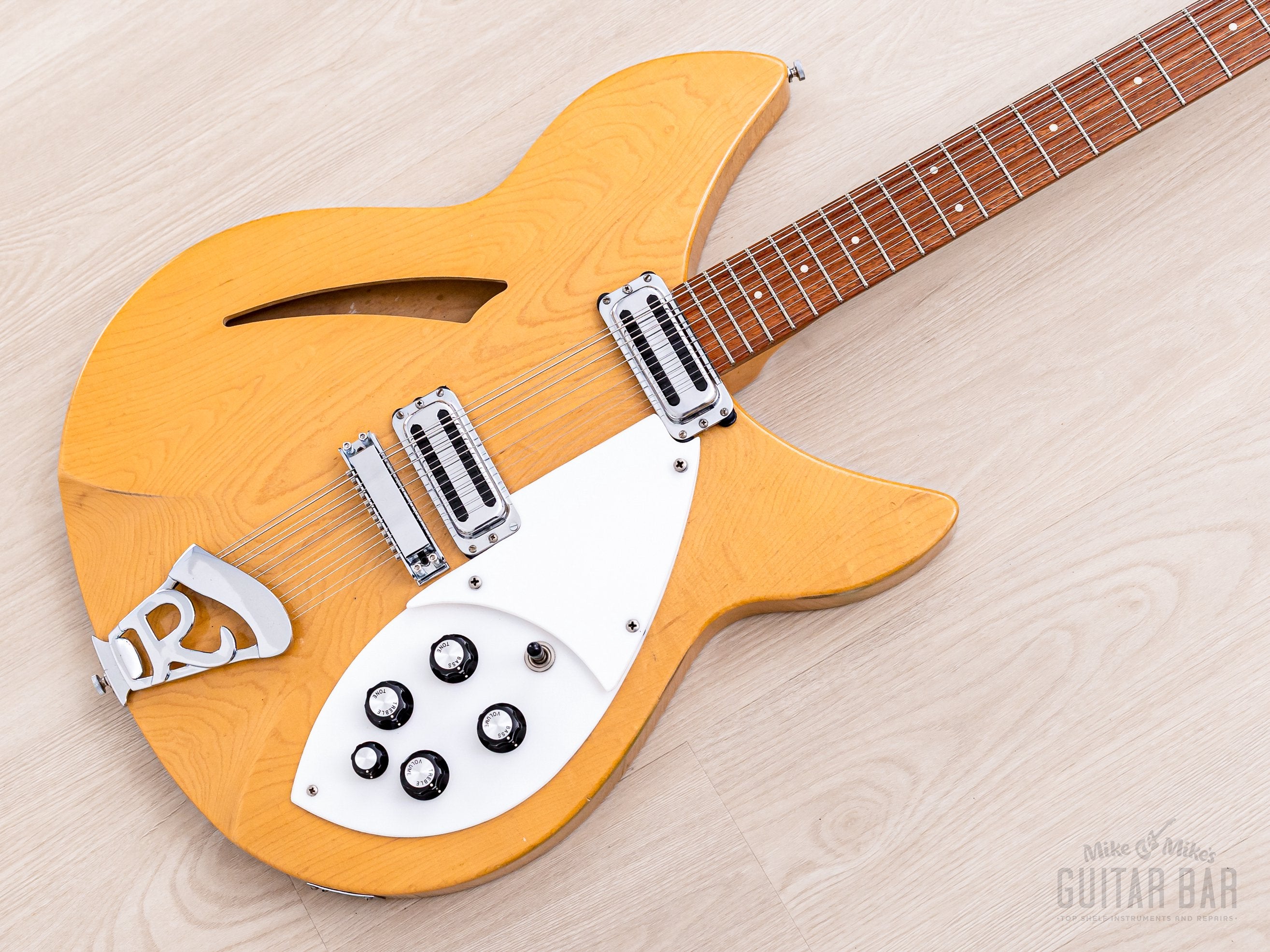 1966 Rickenbacker 330/12 Vintage 12-String Electric Guitar Mapleglo w/