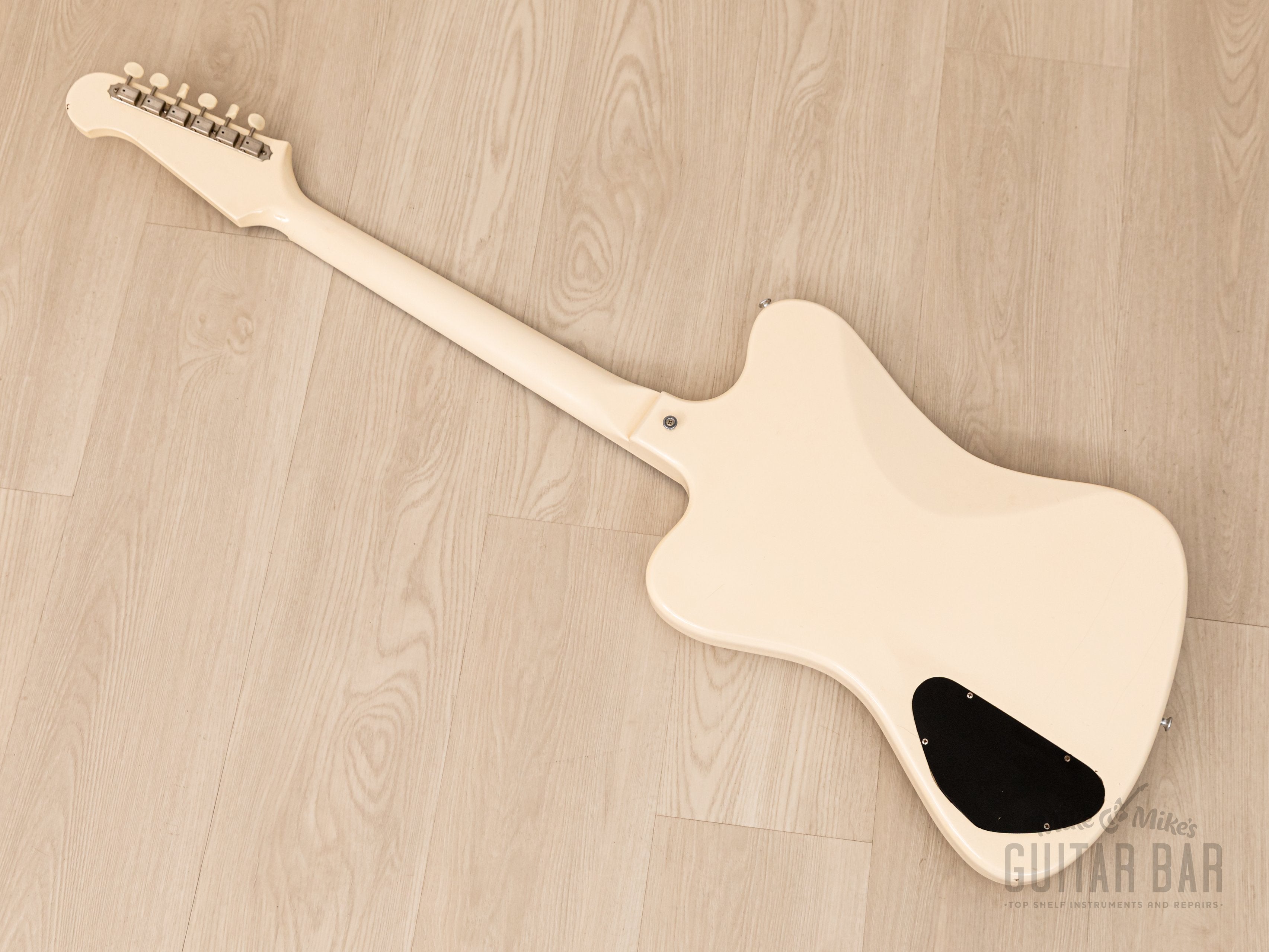 1966 Gibson Firebird III Non-Reverse Polaris White 100% Original w/ Case