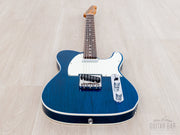 2016 Fender Classic 60s Telecaster Custom Trans Blue, full front angled view