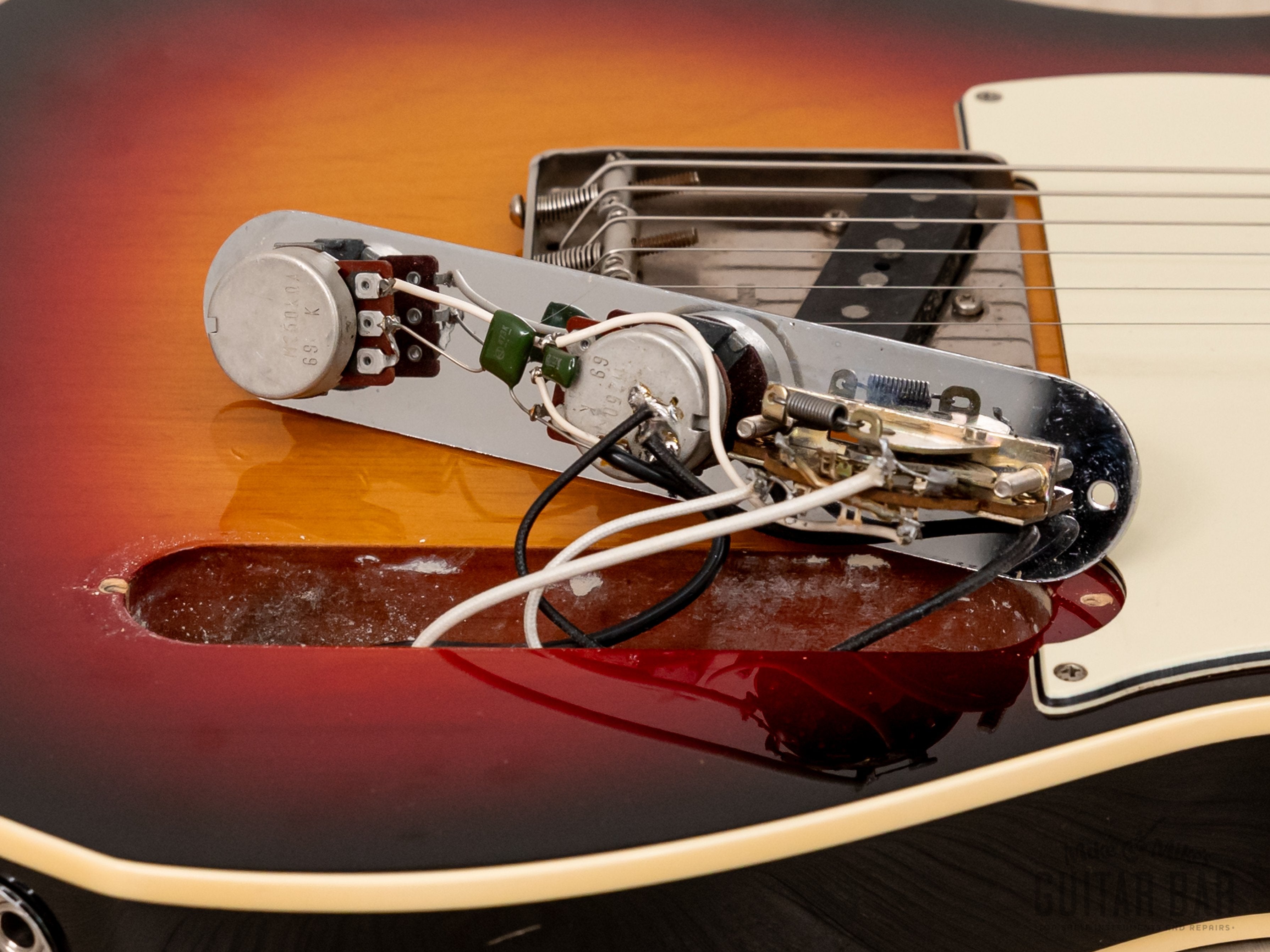 1986 ESP 400 Series Vintage T-Style Custom Electric Guitar Sunburst w/ Case, Matt Umanov