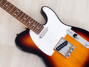 Hybrid II Telecaster body and neck pickup, angled view