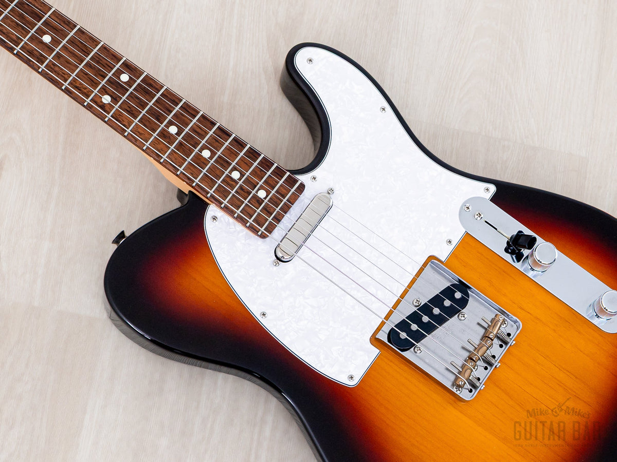 Hybrid II Telecaster body and neck pickup, angled view