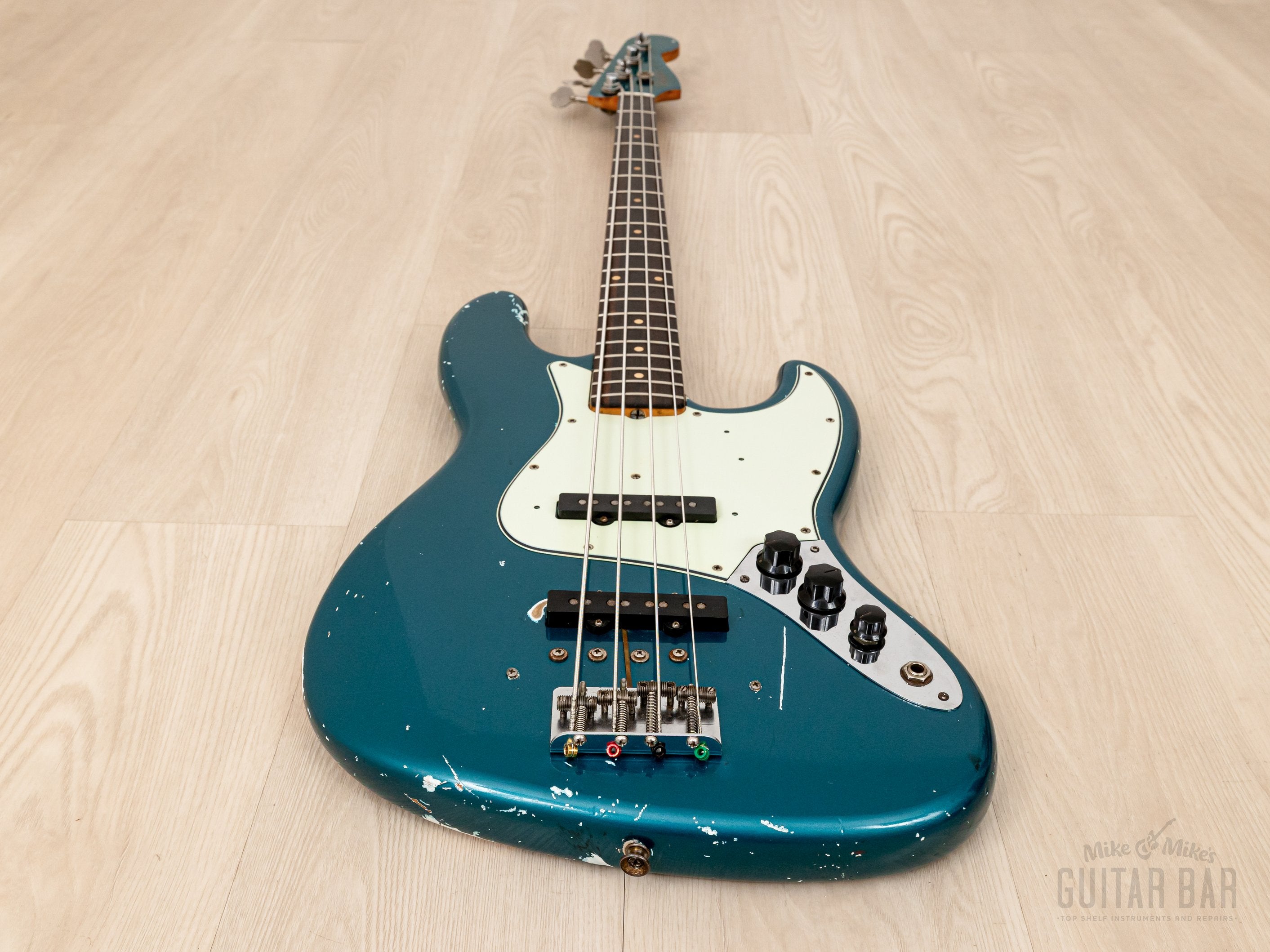 1962 Fender Jazz Bass Pre-CBS Vintage Bass Lake Placid Blue w/ Case