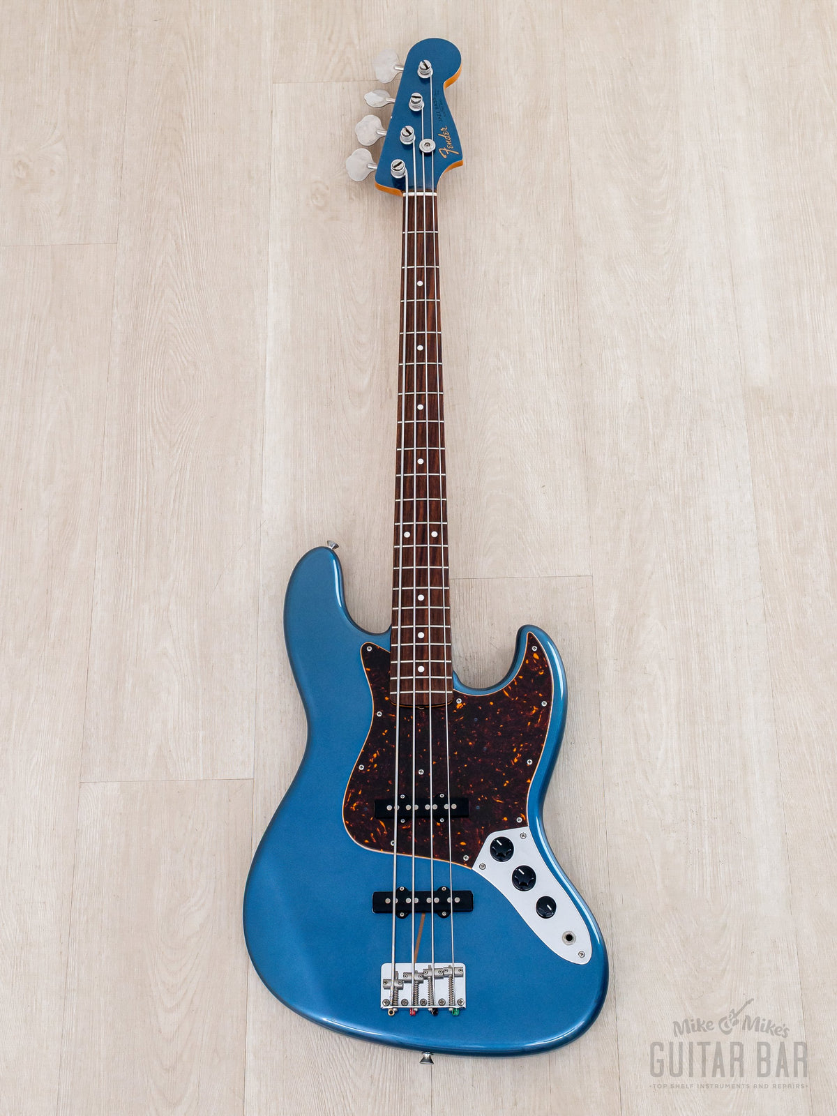 2005 Fender '62 Jazz Bass JB62 Lake Placid Blue, full front