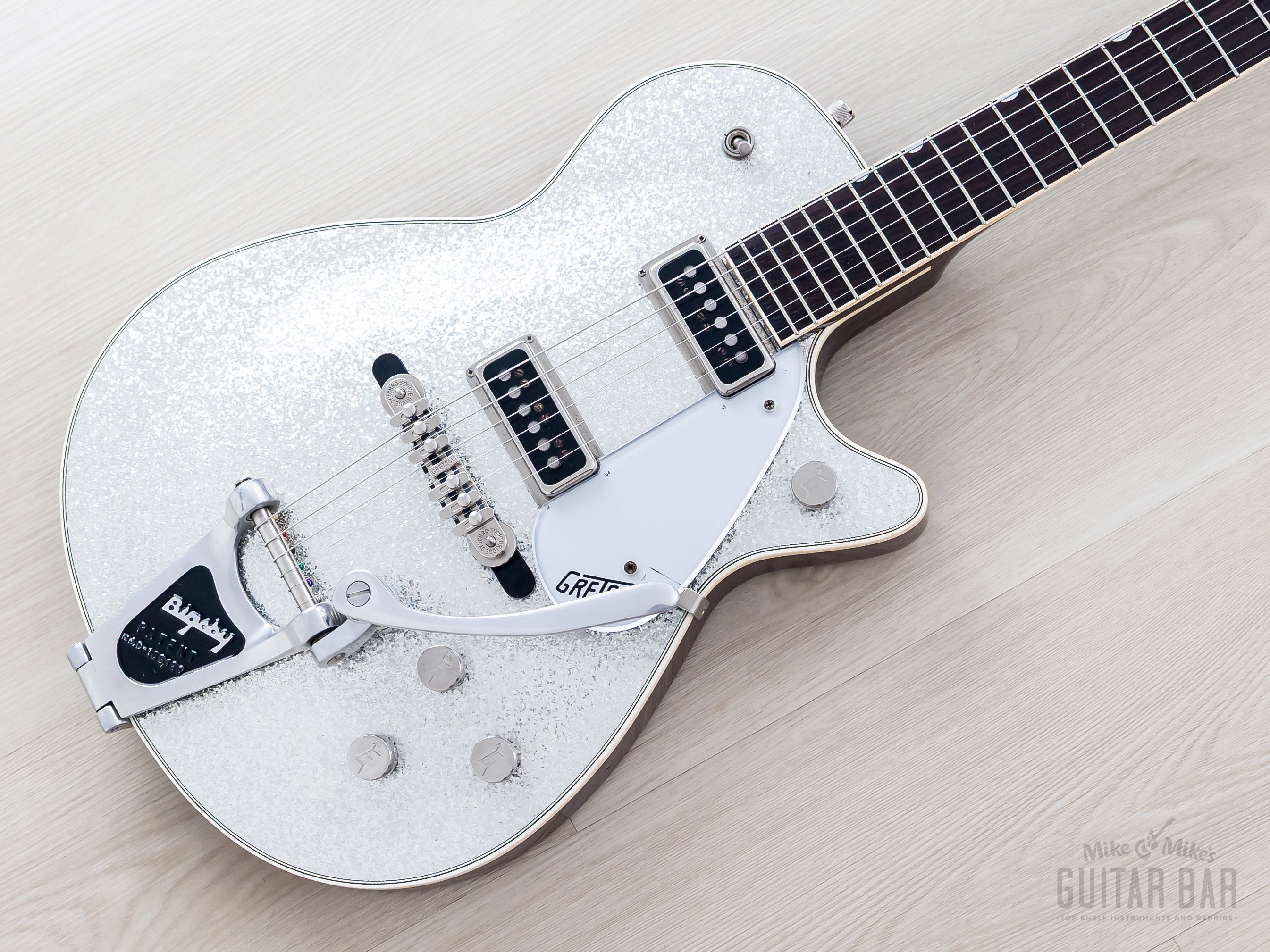 1995 Gretsch 6129T-57 Silver Jet '57 Vintage Reissue Silver Sparkle w/