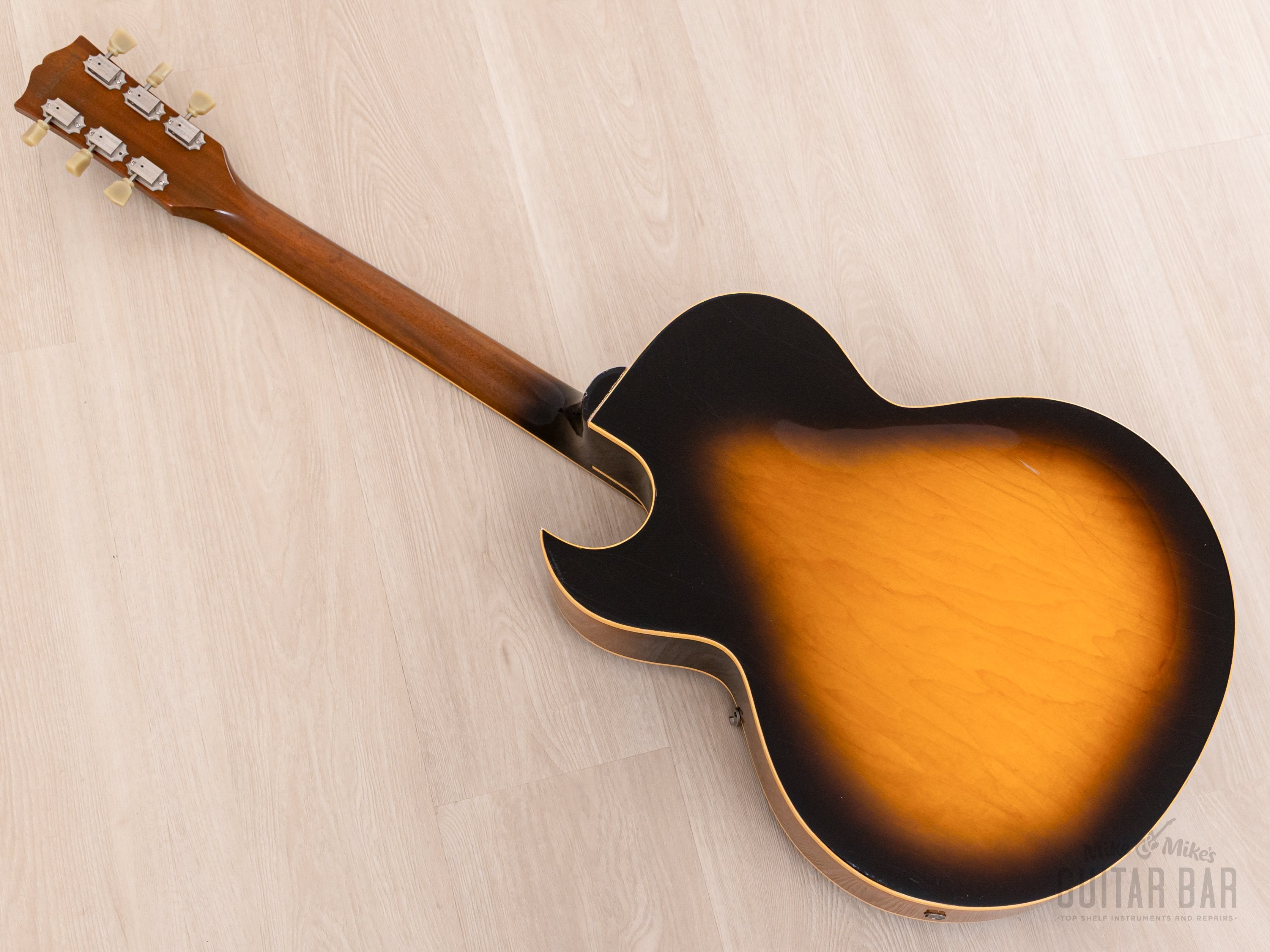 1991 Gibson ES-175 Hollowbody Guitar Vintage Sunburst w/ 490R, 490T, Case