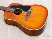 1965 Gibson B-45-12 top and treble-side binding, angled view