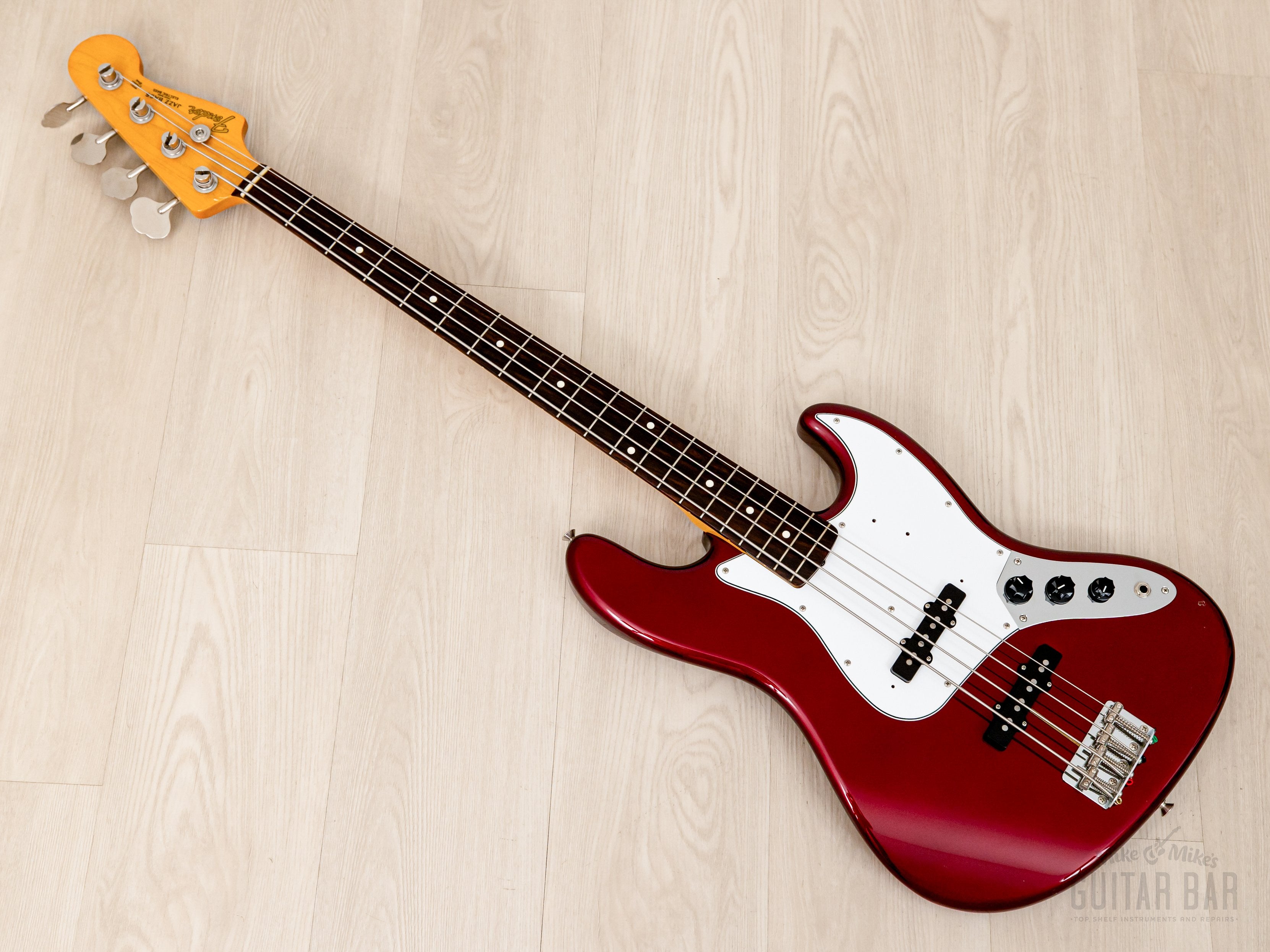 2009 Fender Jazz Bass ‘62 Vintage Reissue JB62-US Candy Apple Red w/ USA Pickups, Japan MIJ