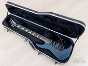 Guitar in the open hardshell case