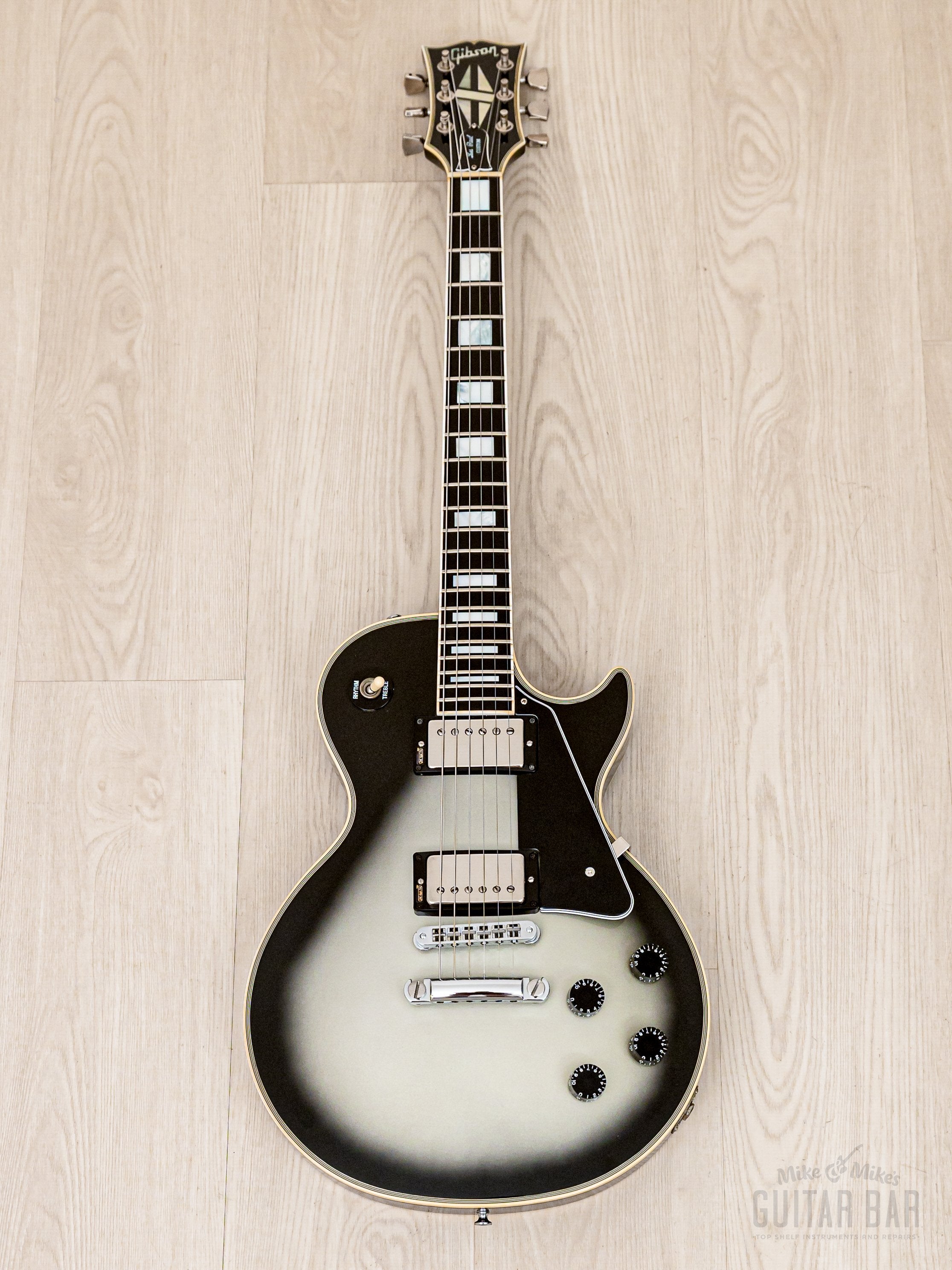 1984 Gibson Les Paul Custom Silverburst w/ Tim Shaw PAFs, Case