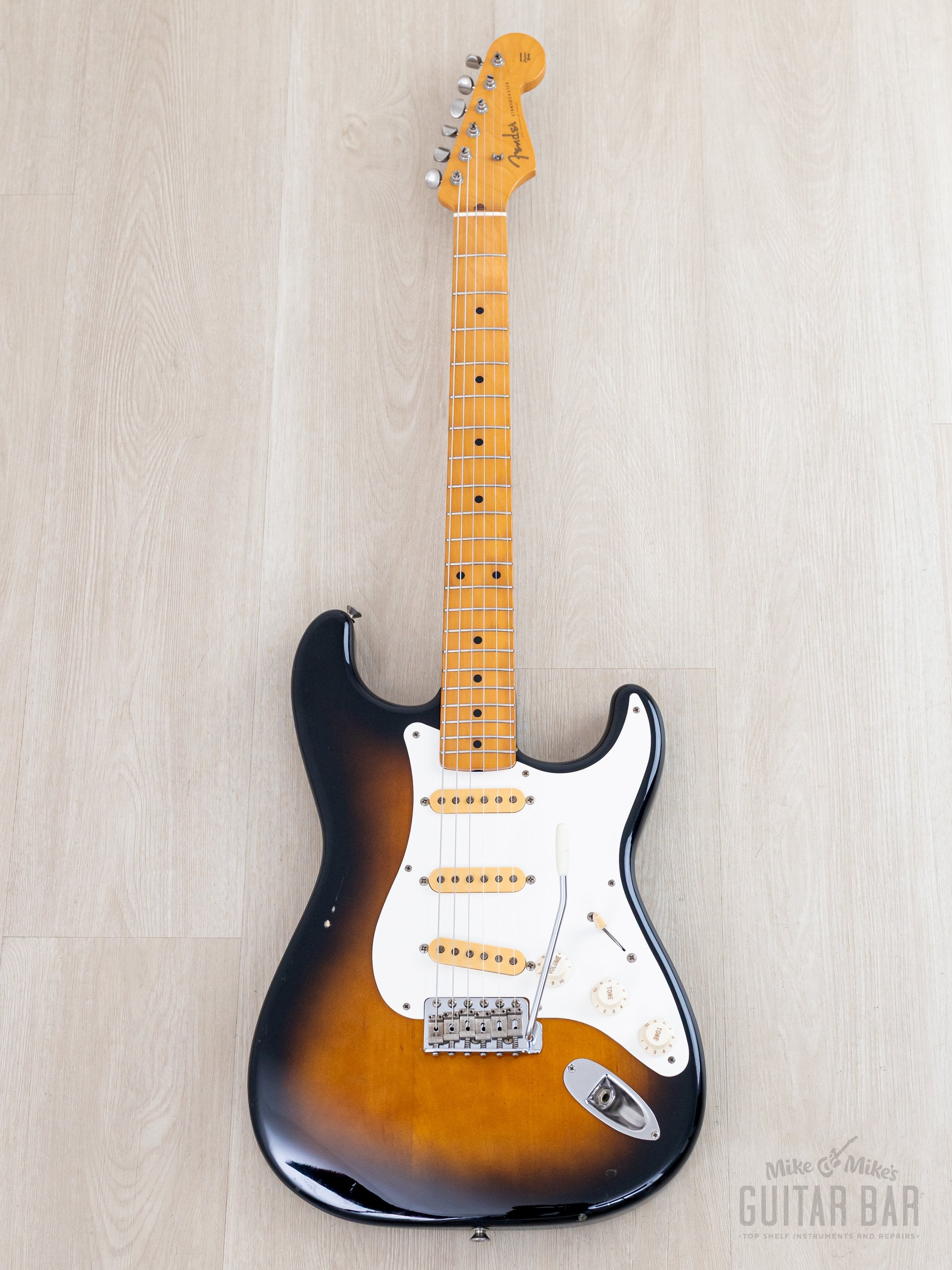 1987 Fender Stratocaster '57 Vintage Reissue ST57-55 Sunburst 100% Ori