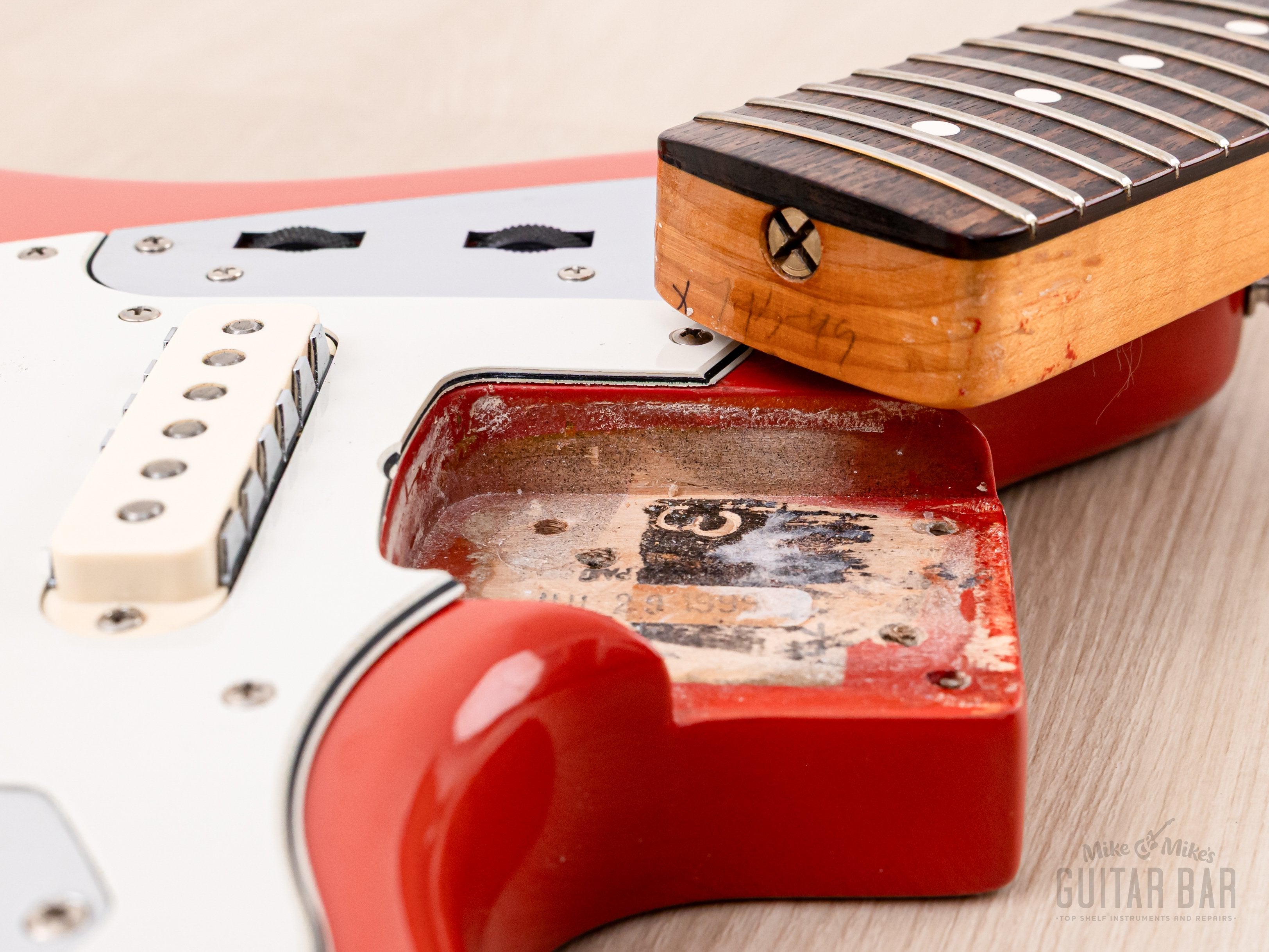 1999 Fender American Vintage '62 Jaguar Fiesta Red, 100% Original & Near-Mint w/ Case, Hangtags (1st Year Model)