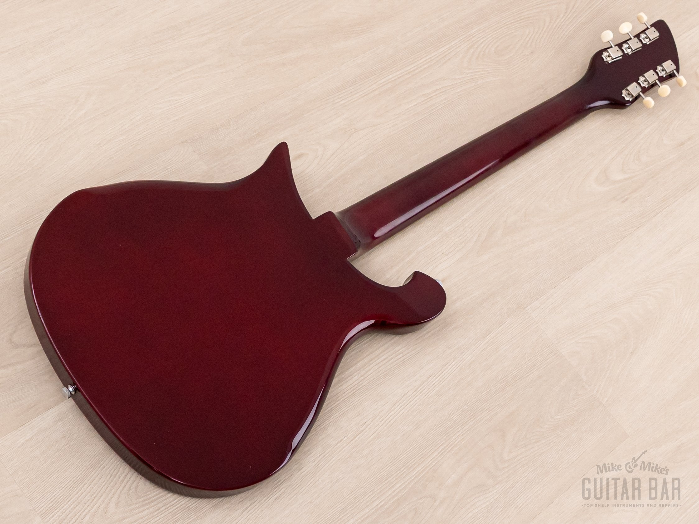 1999 Rickenbacker 425V63 Limited Edition Vintage Reissue Burgundyglo w/ Toaster Top, Case