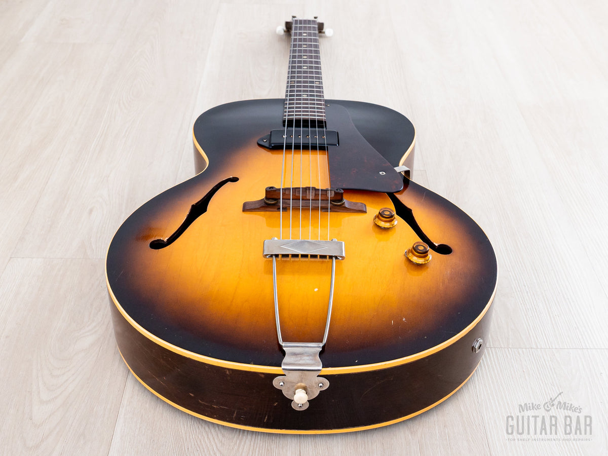 1956 Gibson ES-125 Sunburst - full front, low angle