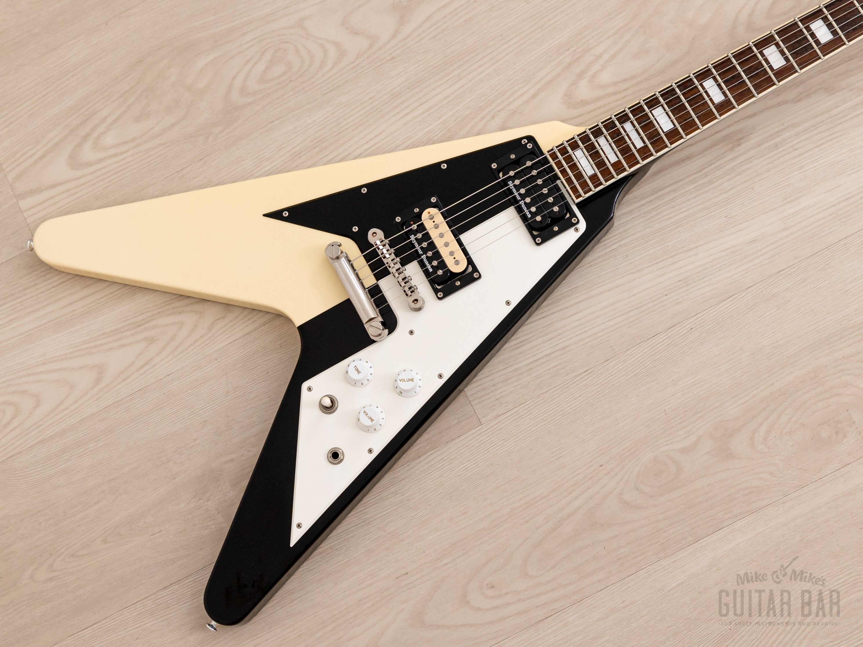 2015 ESP Edwards E-FV-125WB Michael Schenker Flying V w/ Seymour Dunca –  Mike & Mike's Guitar Bar