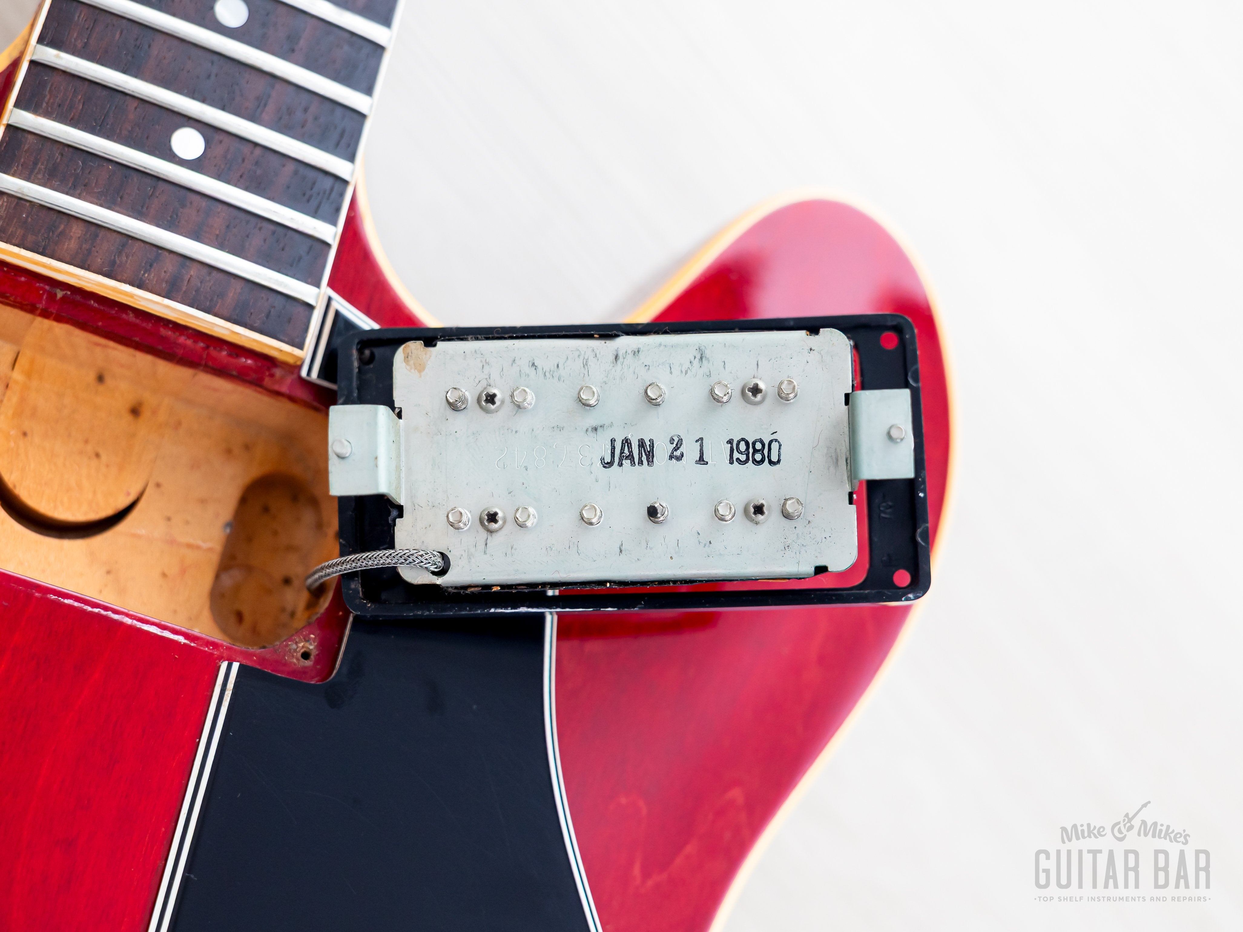 1980 Gibson ES-335 Pro Vintage Guitar Cherry, 100% Original w/ Dirty F