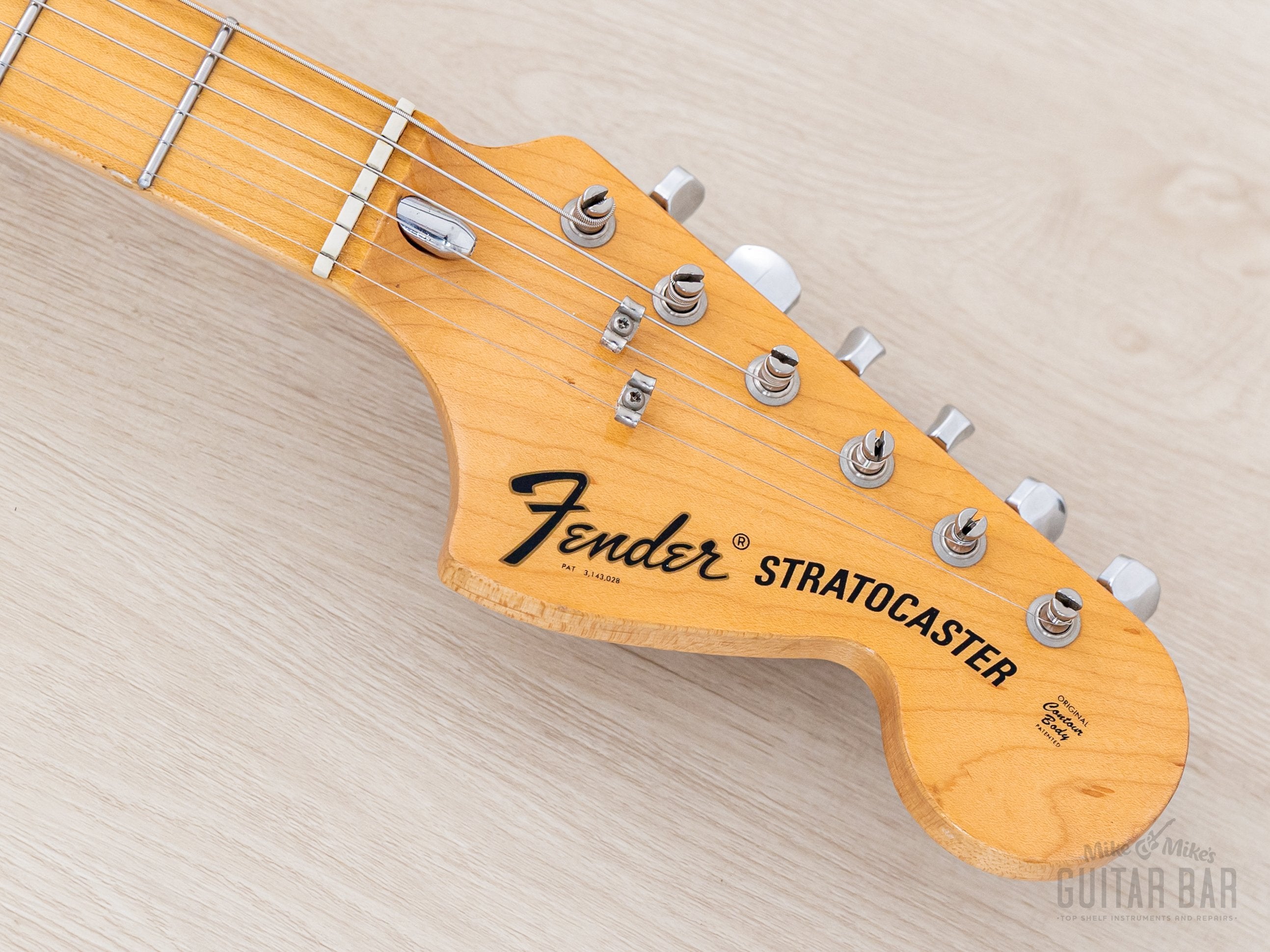 1973 Fender Stratocaster Vintage Guitar Natural, Near-Mint w/ Case