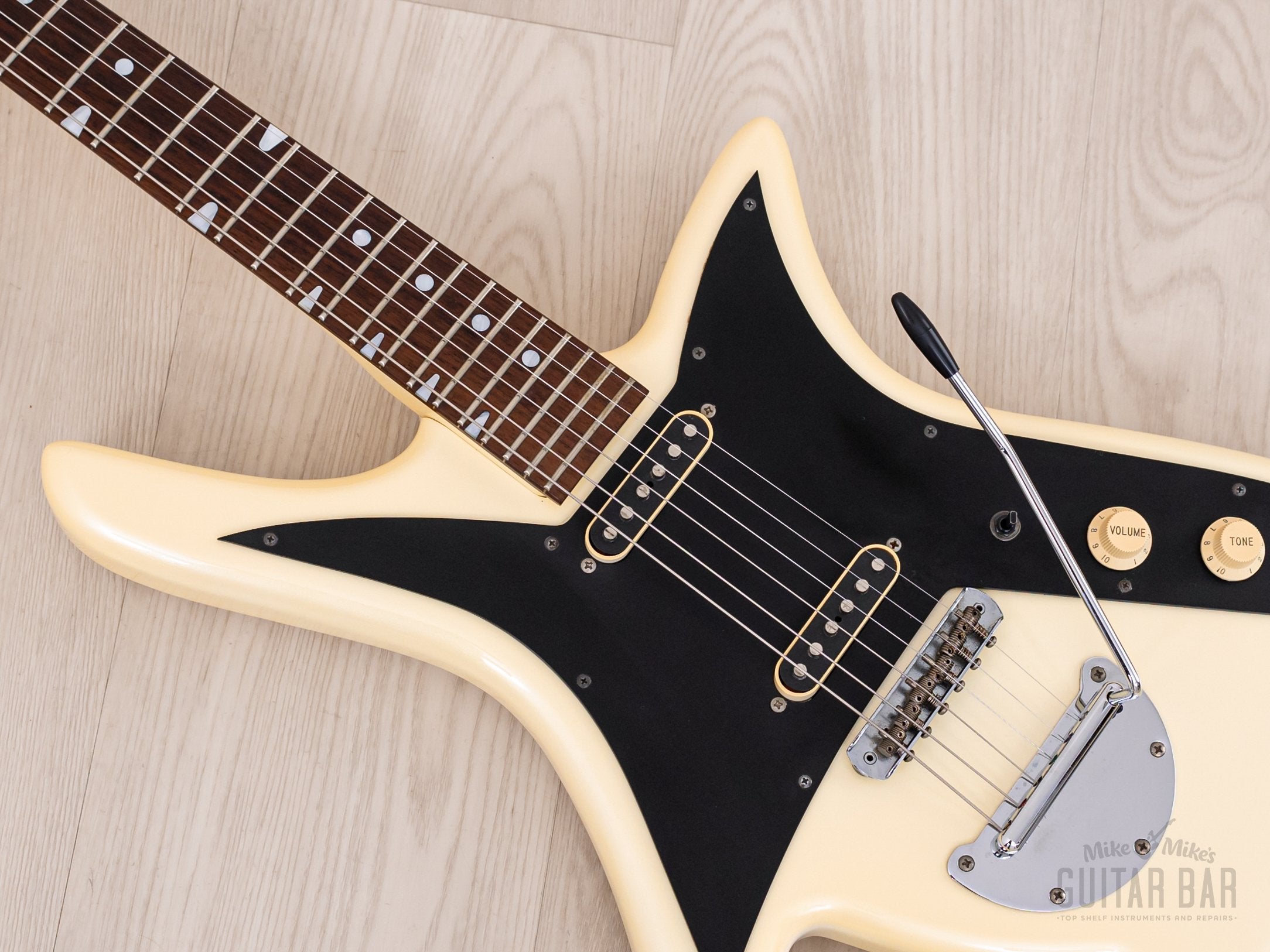1999 Guyatone Telstar LG-160T Vintage Reissue Pearl White, Near-Mint, Japan