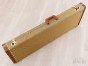 1999 Fender American Vintage 52 Telecaster Butterscotch, tweed case side view