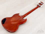 1964 Gibson EB-0 bass - back angle