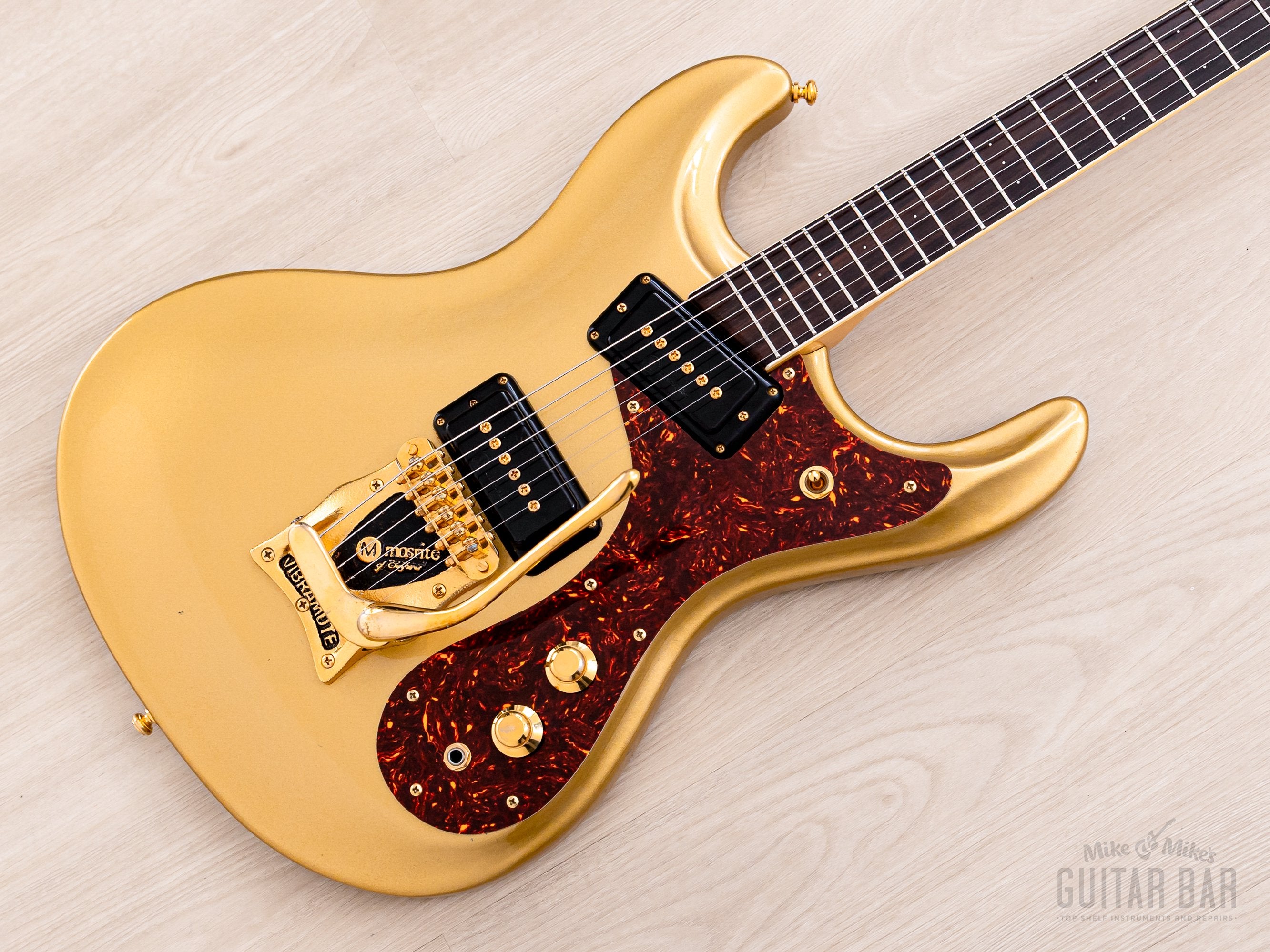 2000s Mosrite Ventures Model Super Custom 65 Gold w/ Gold Hardware, Vi