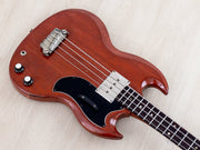 1964 Gibson EB-0 bass - body front angle