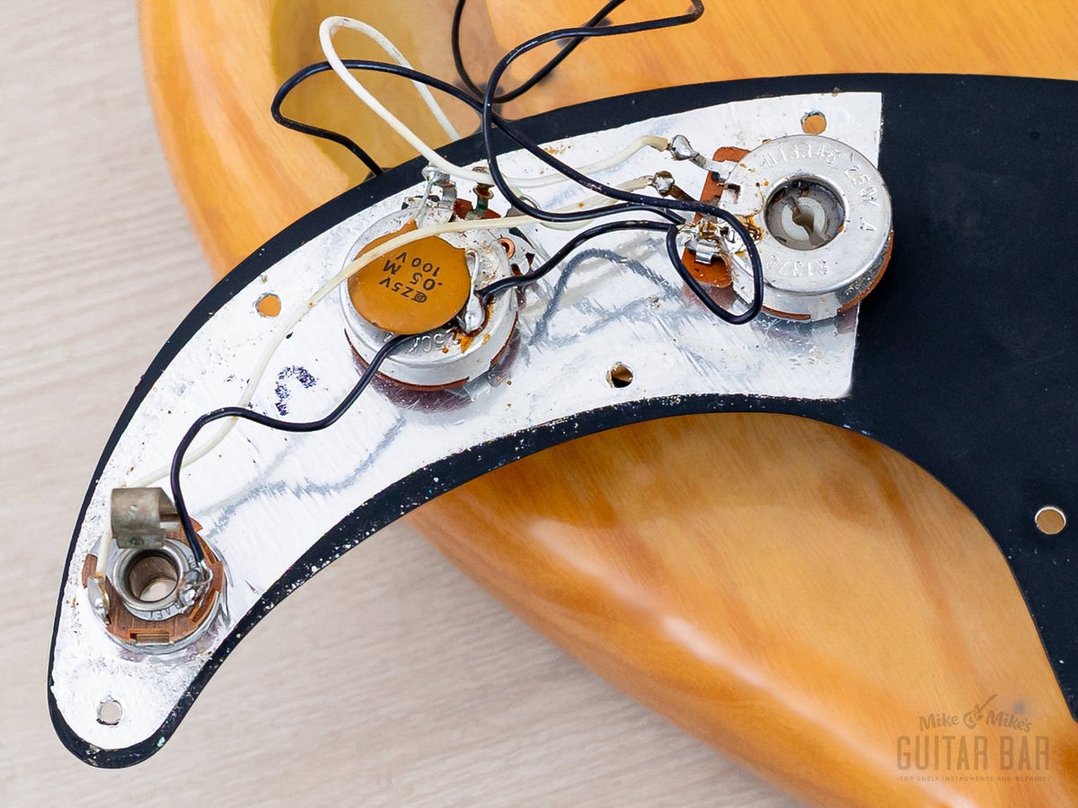 1976 Fender Precision Bass pickguard wiring