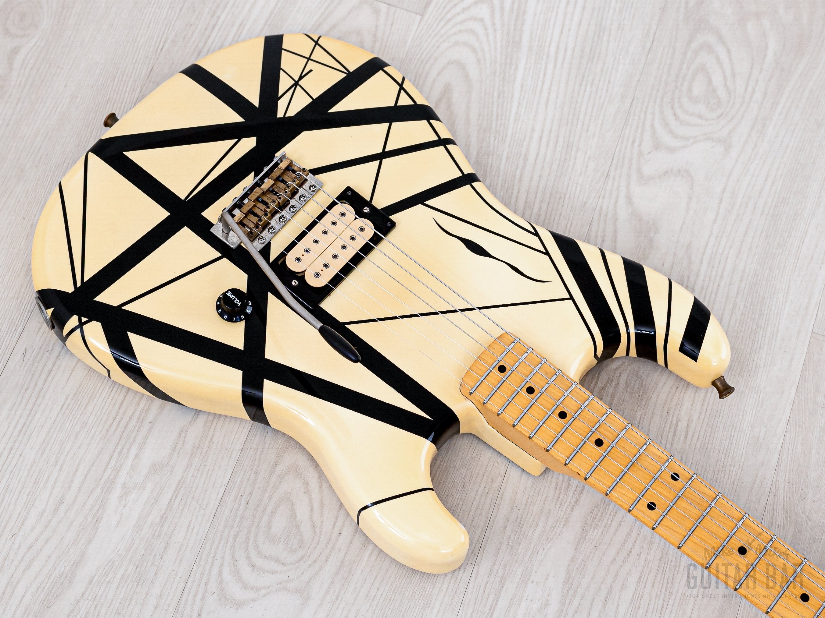 ESP Custom Shop “Kohji” Superstrat Striped EVH-Style Eruption w/ DiMar