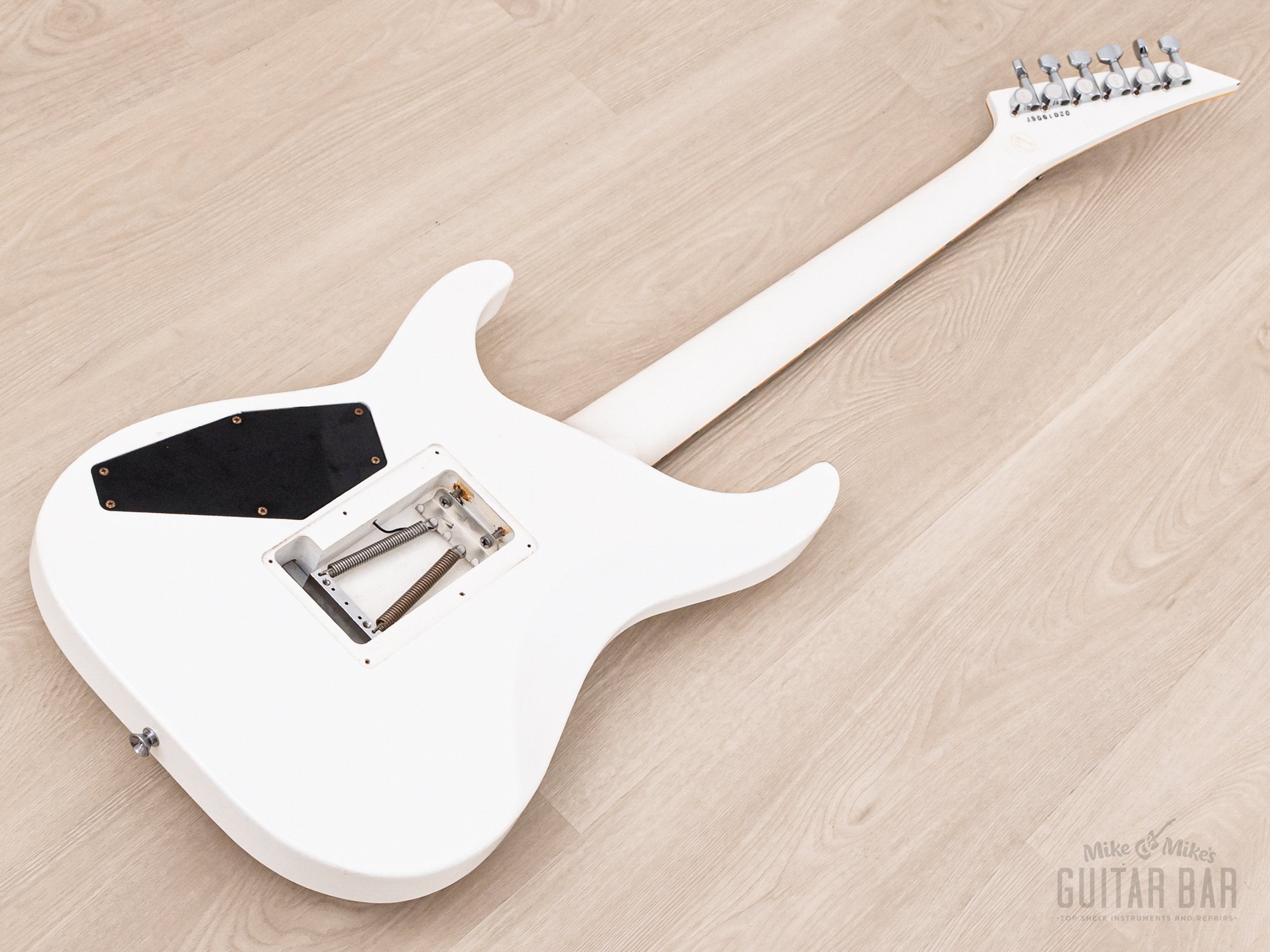 1989 ESP Custom Shop Horizon Custom Vintage Neck Through Guitar White, Near-Mint w/ Floyd Rose, Seymour Duncan