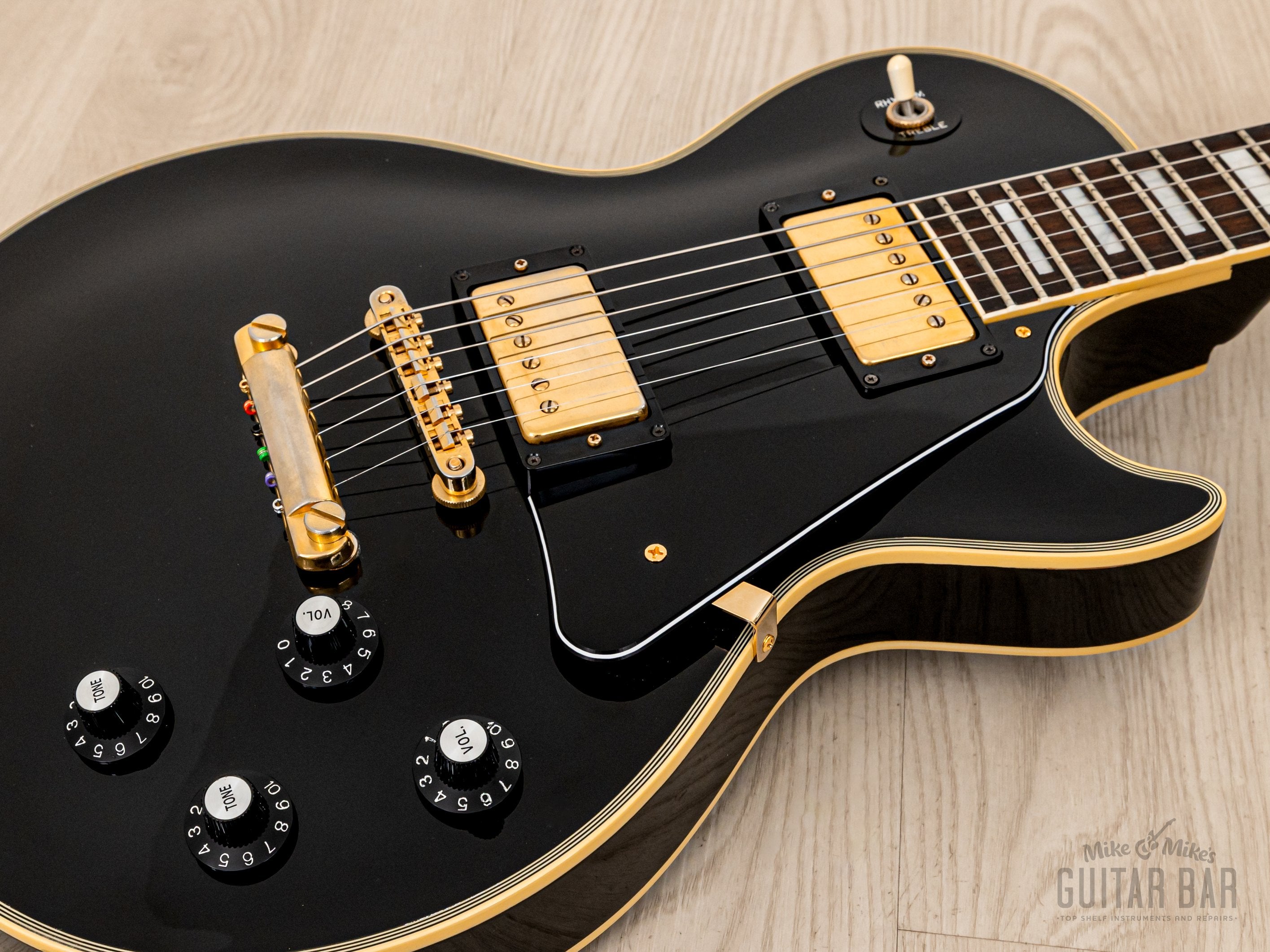 1990 Greco Mint Collection EGC-600 Custom Black Beauty w/ Screamin PAFs, Japan Fujigen