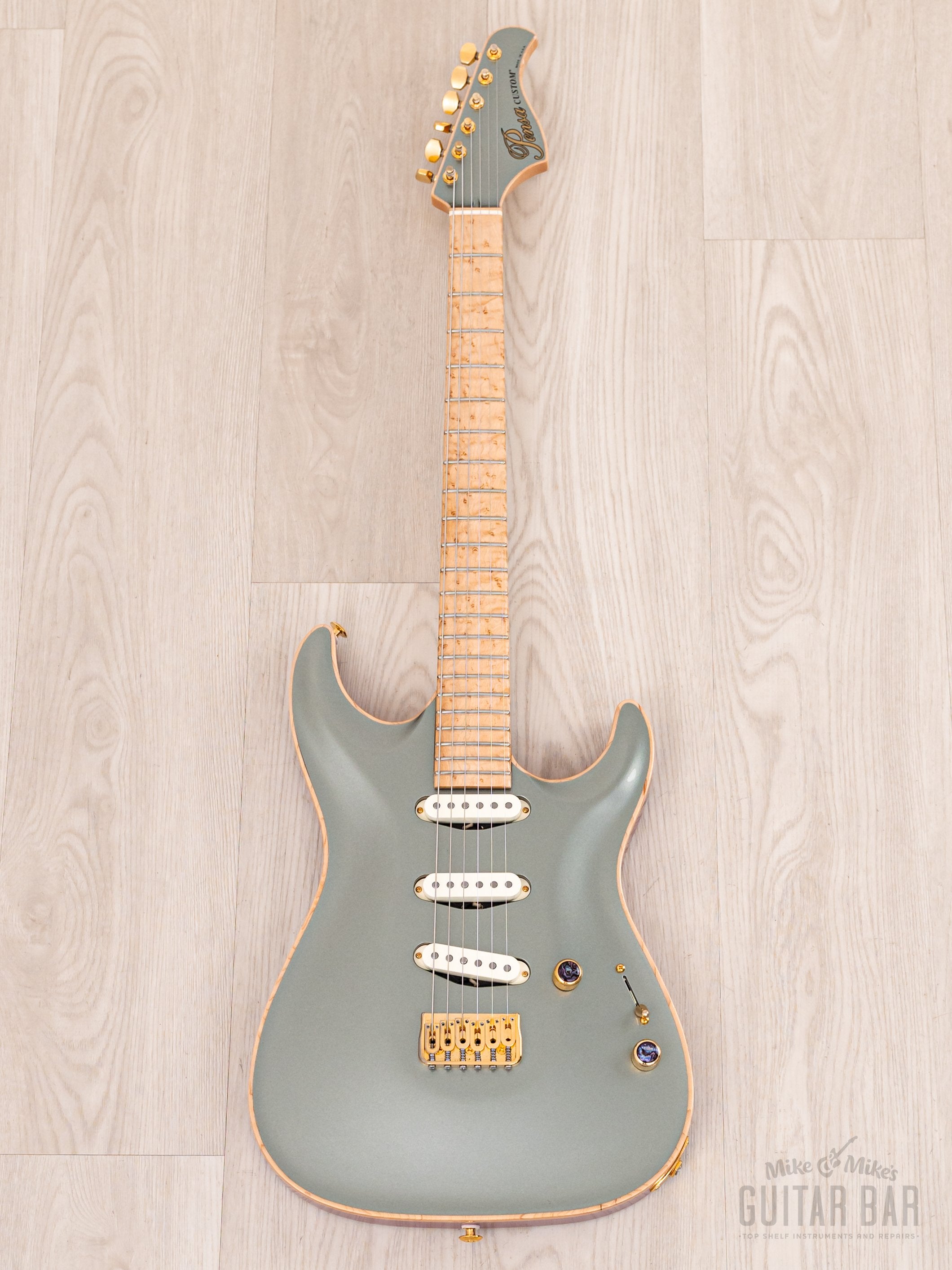 2018 Pensa Custom Guitars MK-D Custom Ice Blue & Burgundy Mist, Near-Mint w/ Lindy Fralin Pickups & Case