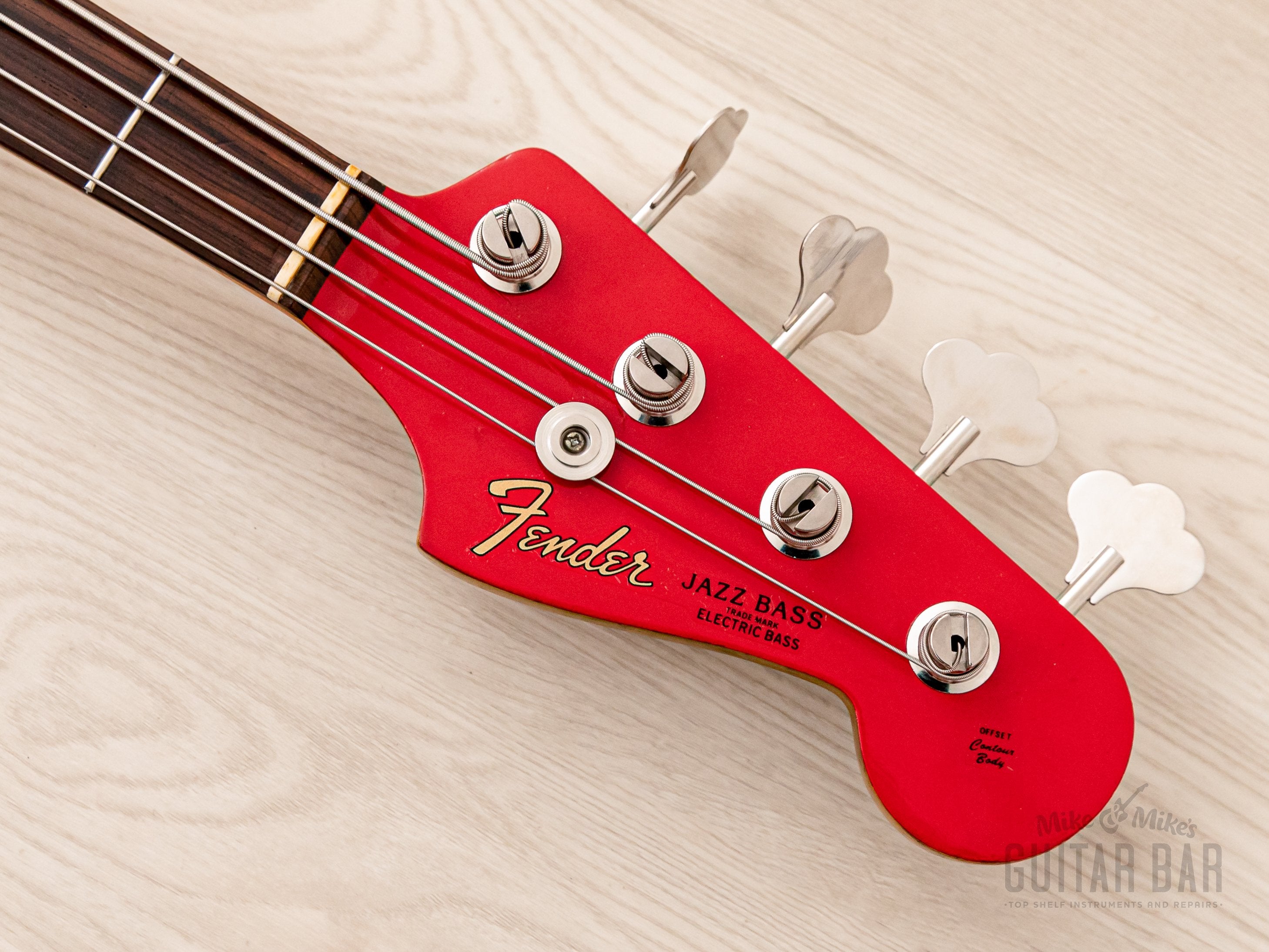 1965 Fender Jazz Bass Fiesta Red Relic w/ Brazilian Board, Case