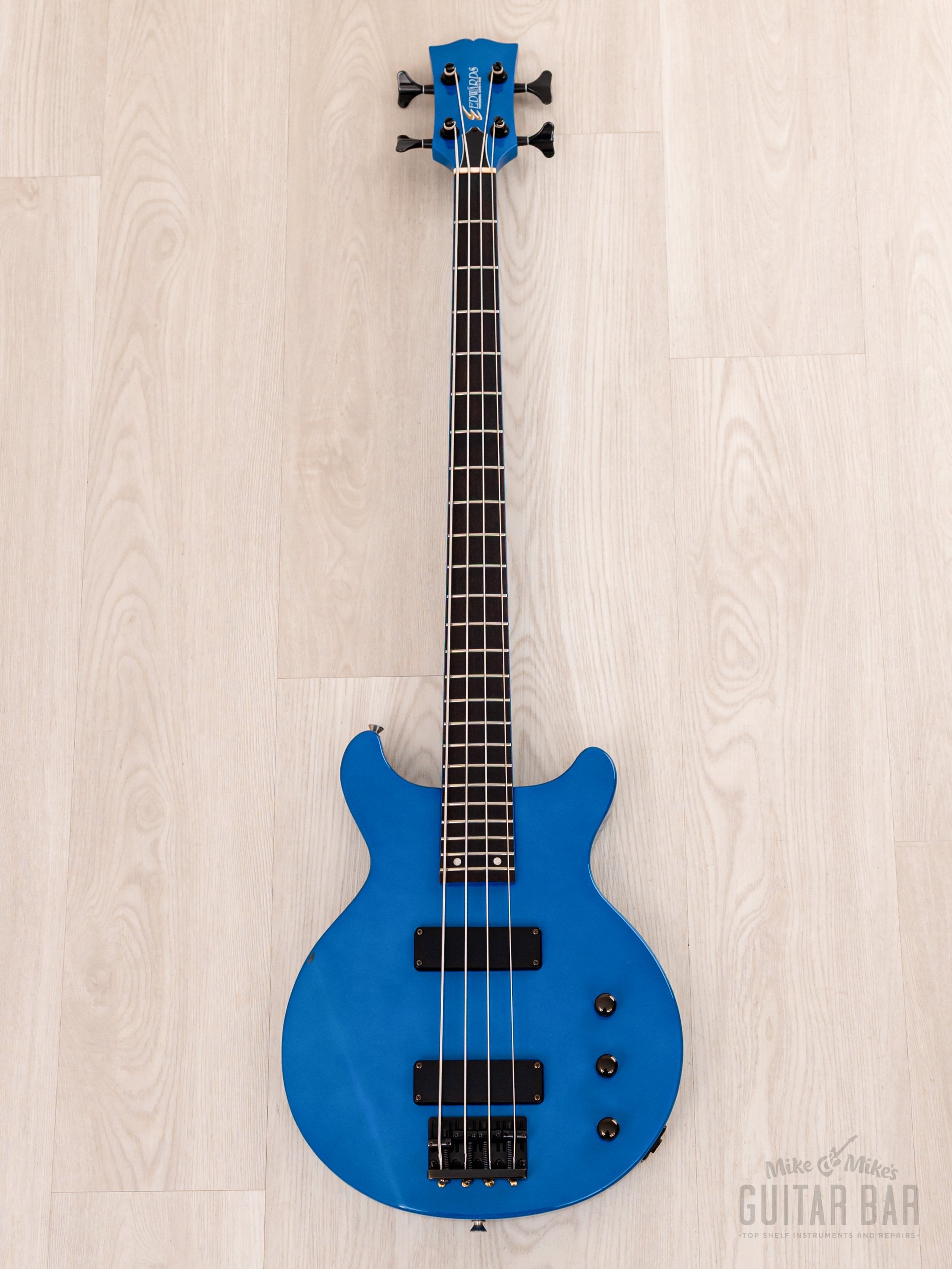 1990s Edwards by ESP Luna Sea J Signature E-J-78TV Aqua Blue w/ Case, Japan