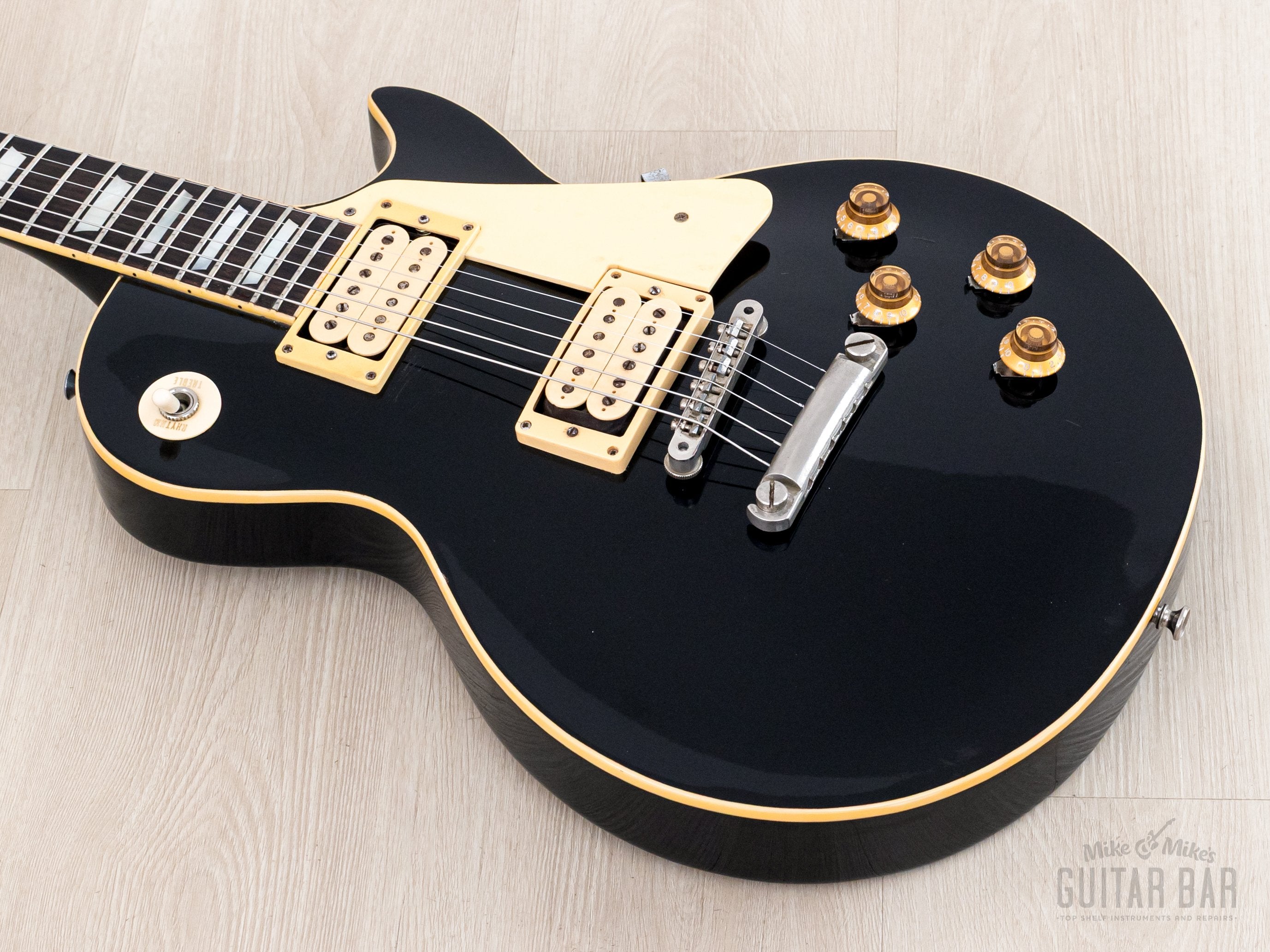 1979 Greco EG900 Vintage Guitar Standard, Black w/ USA DiMarzio PAFs &