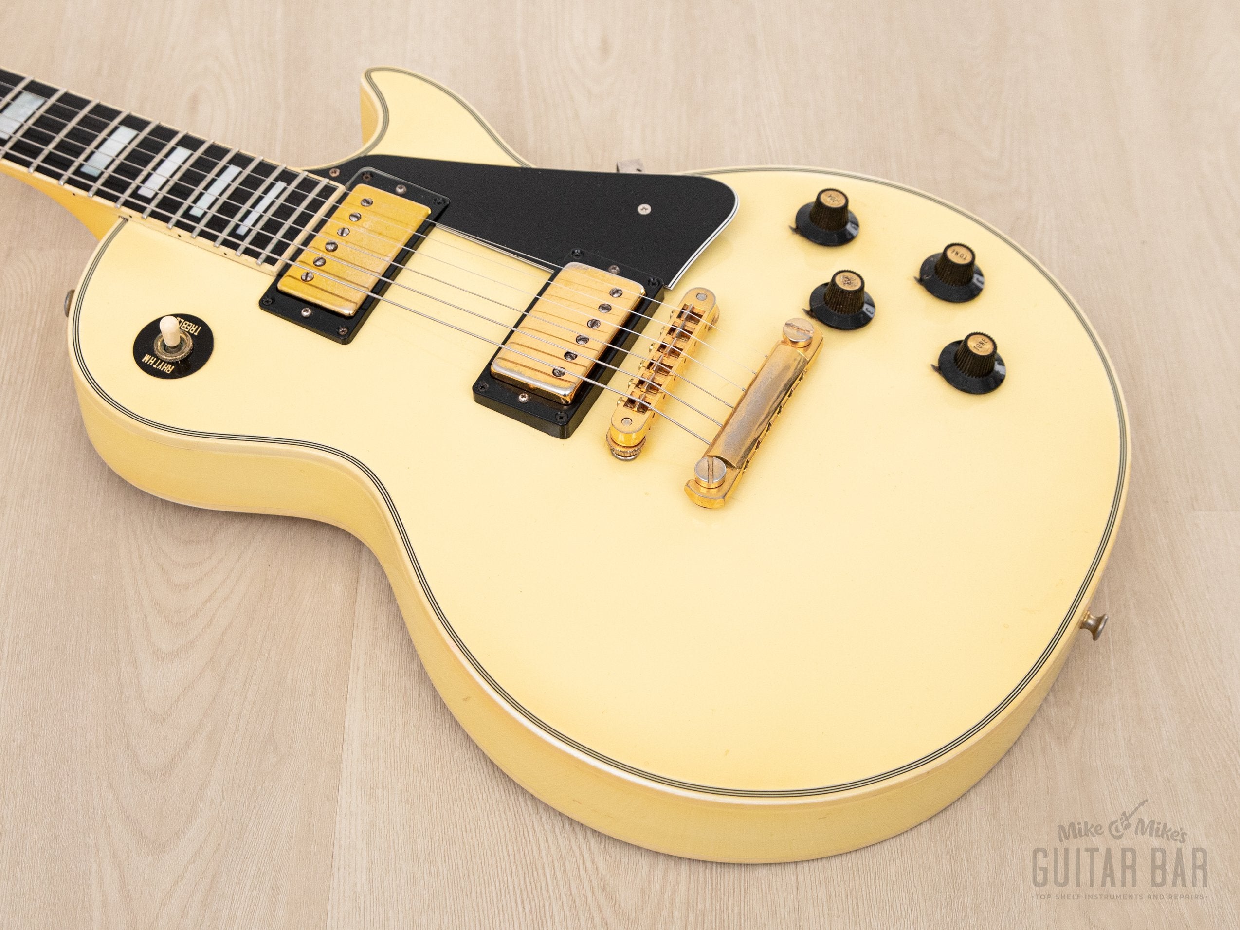 1974 Gibson Les Paul Custom Vintage Guitar Alpine White w/ Case, Randy Rhoads