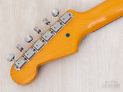 Headstock back with Kluson-style tuners