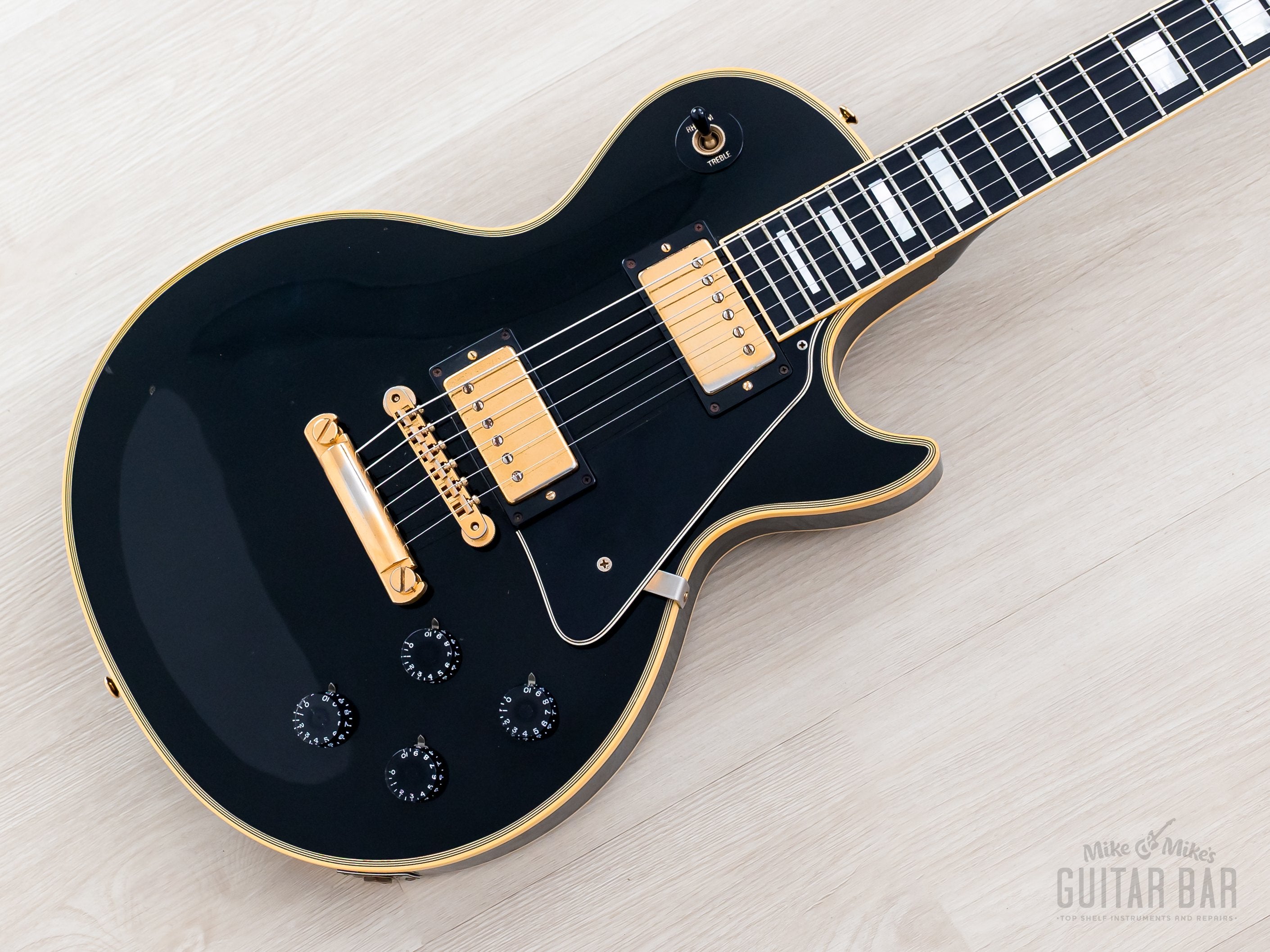 1993 Gibson Historic '57 Les Paul Custom Black Beauty LPB7 w/ '57 Clas