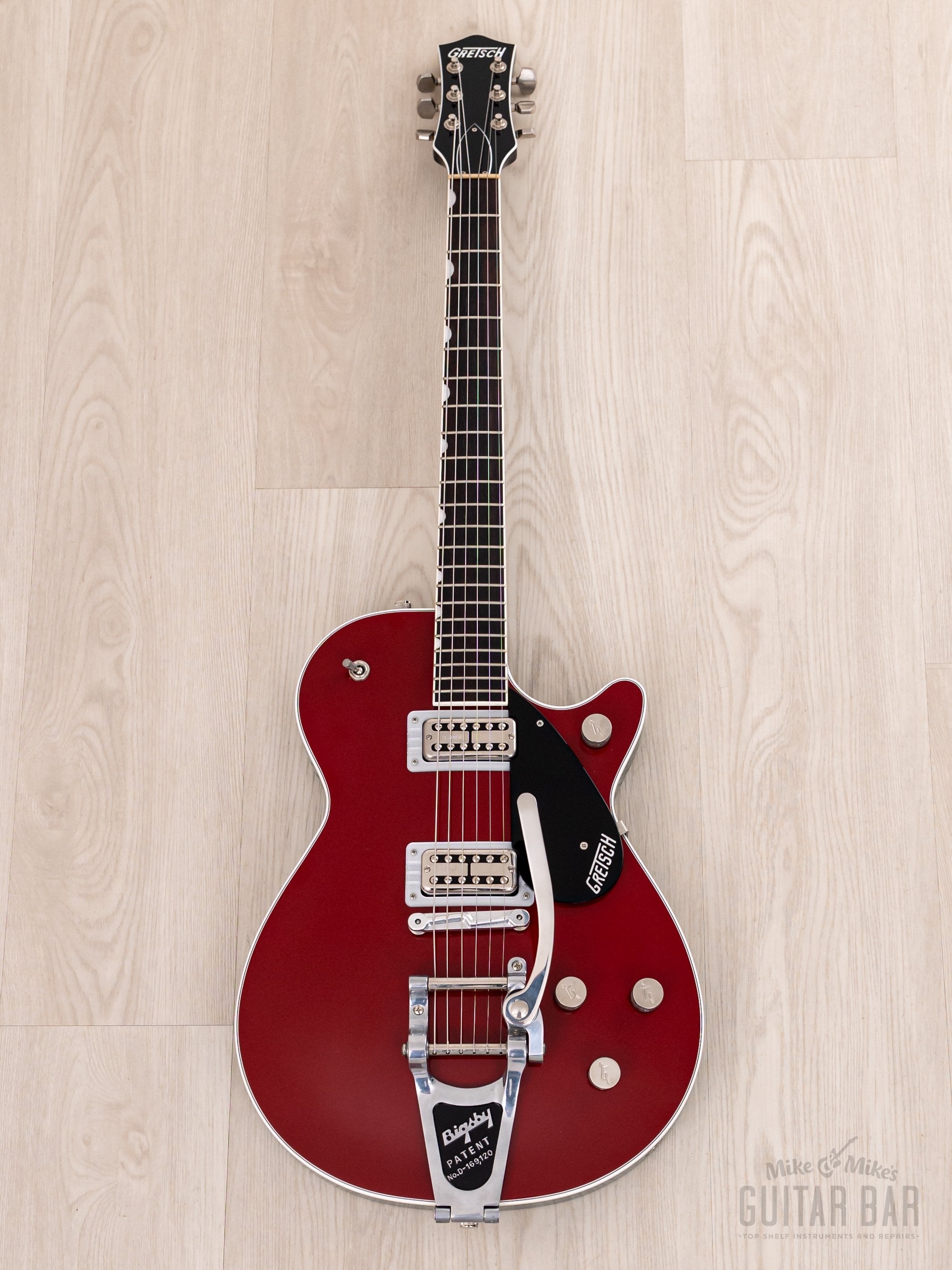 2017 Gretsch G6131T Players Edition Jet Firebird Red w/ TV Jones, Compton Bridge, Bigsby & Case