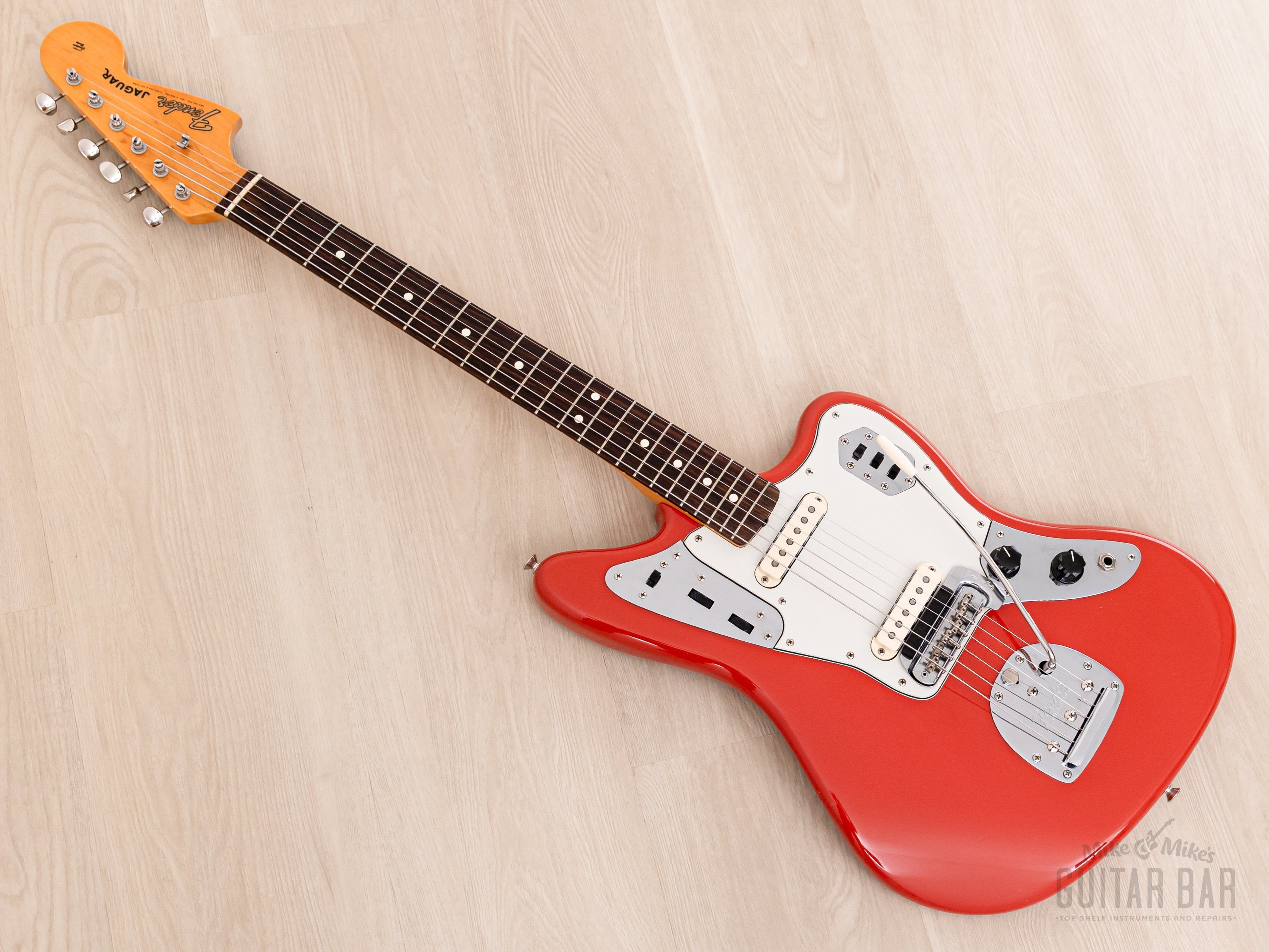 1999 Fender American Vintage '62 Jaguar Fiesta Red, 100% Original & Near-Mint w/ Case, Hangtags (1st Year Model)