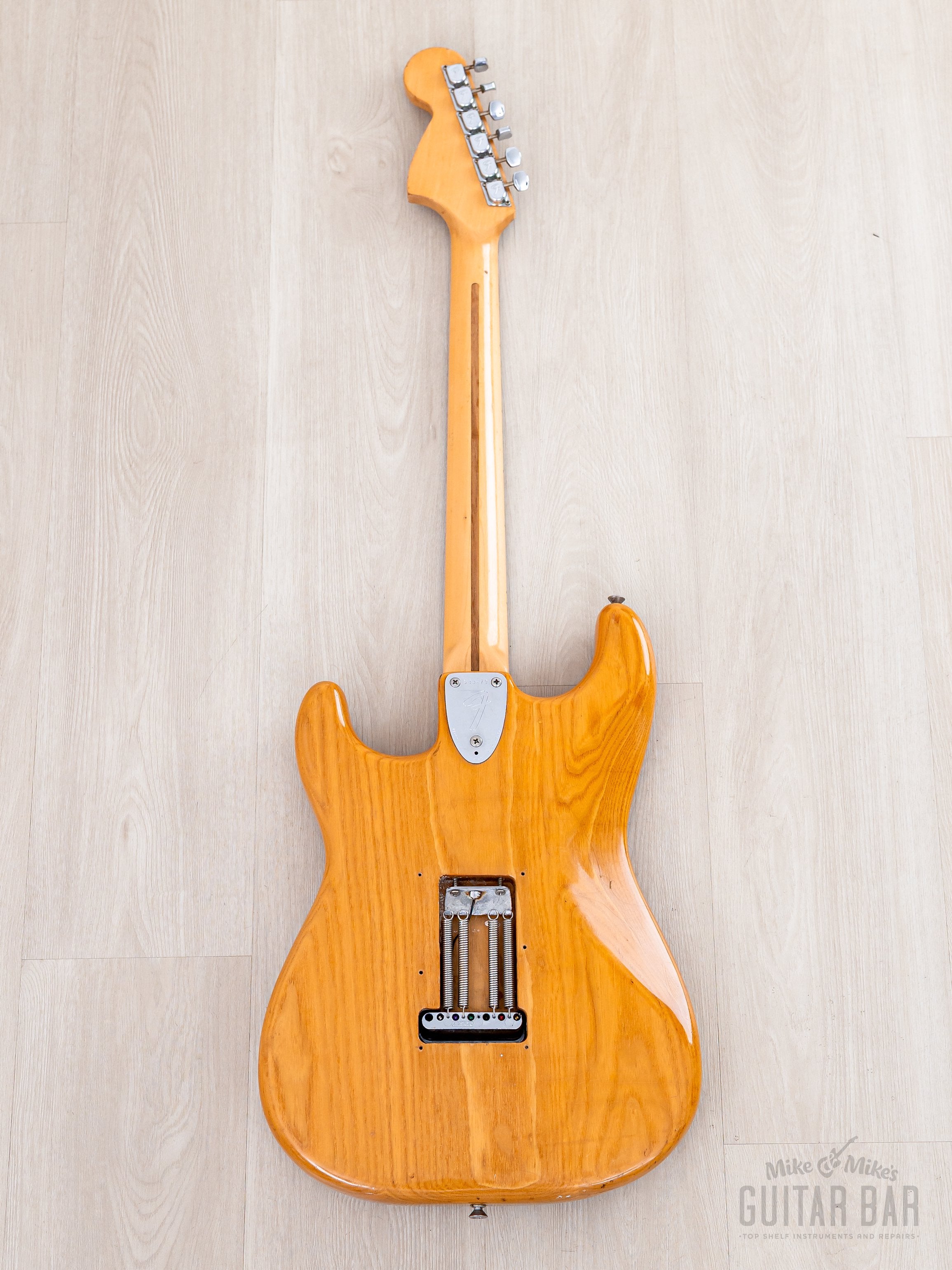 1974 Fender Stratocaster Vintage Electric Guitar Natural w/ Case
